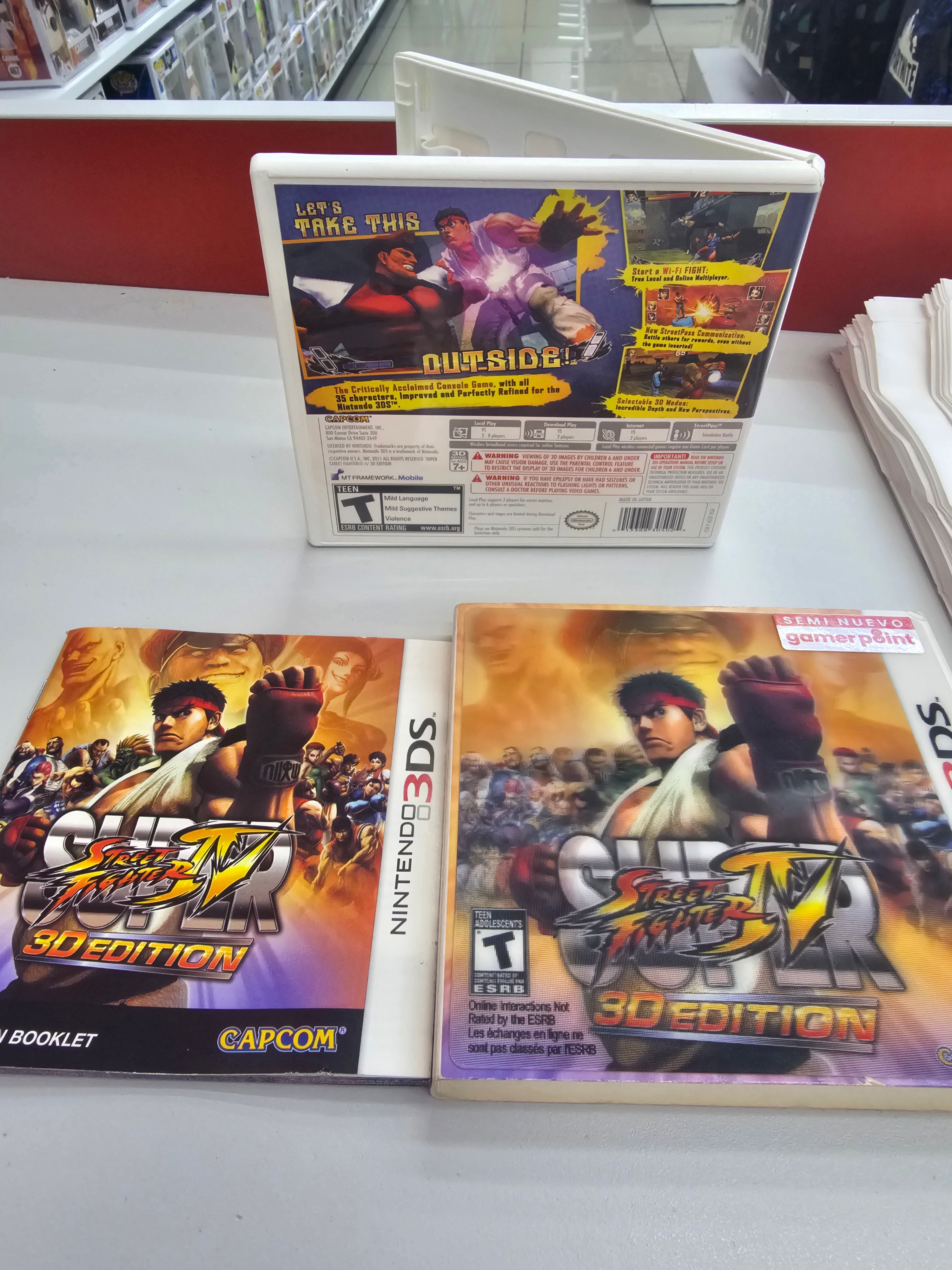 Street fighter IV Arcade Edition Nintendo 3DS Usado