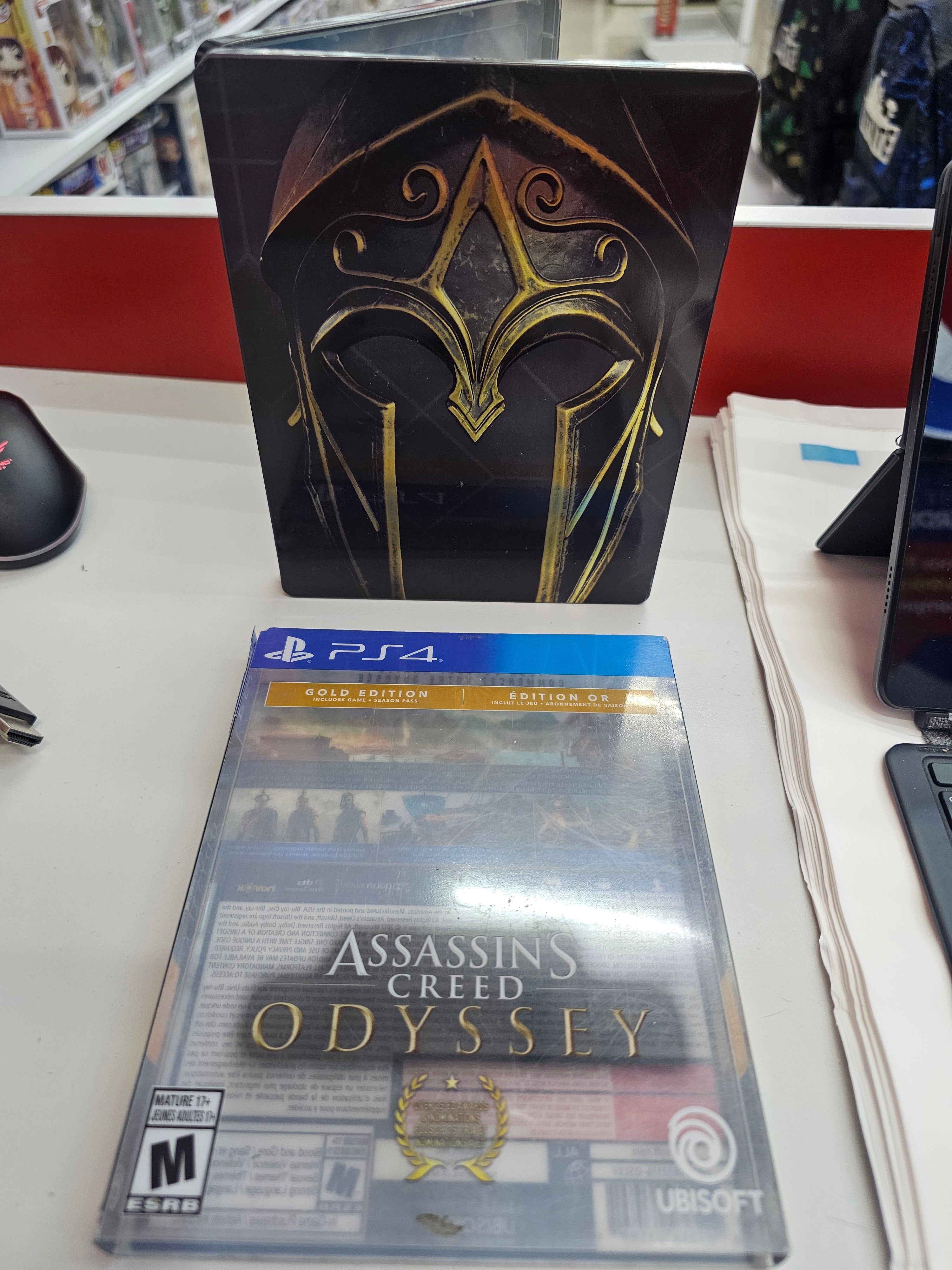 Assassins Creed Odyssey Gold Edition Steelbook PS4 Usado