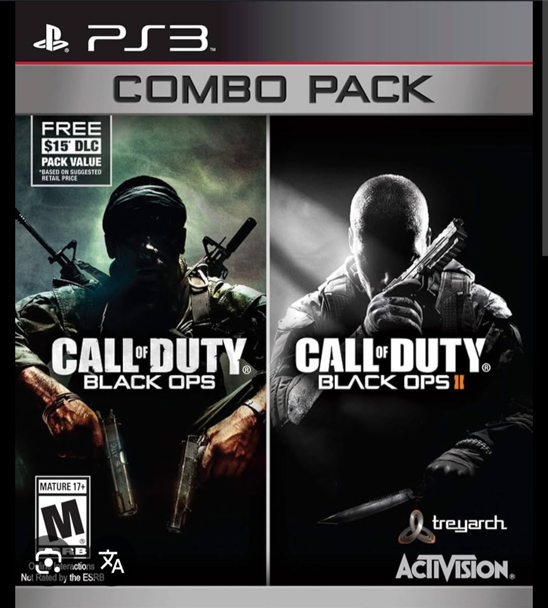 Call of Duty Black Ops Combo Pack PS3 Usado