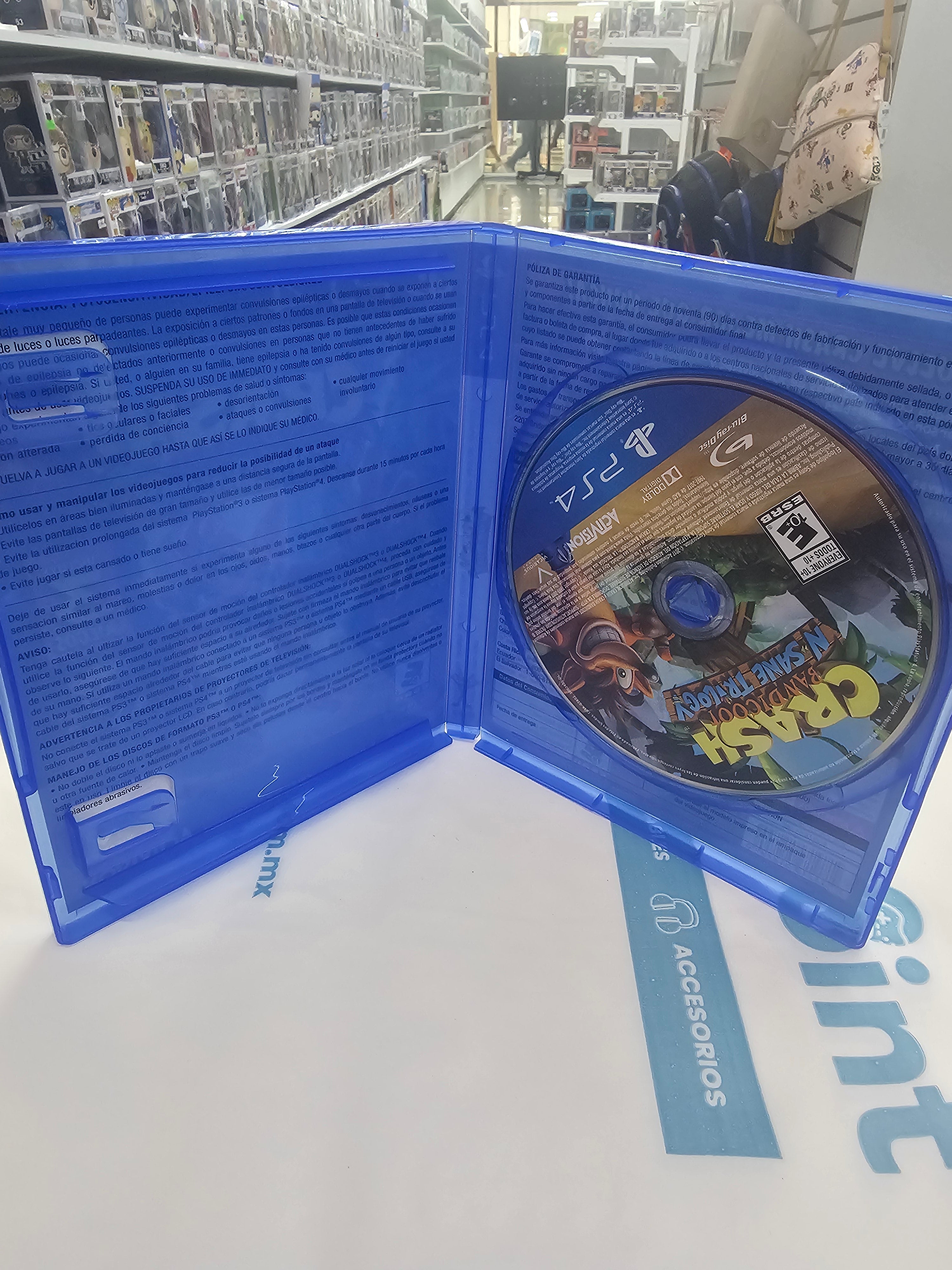 Crash Bandicoot N-sane Trilogy Ps4 Usado