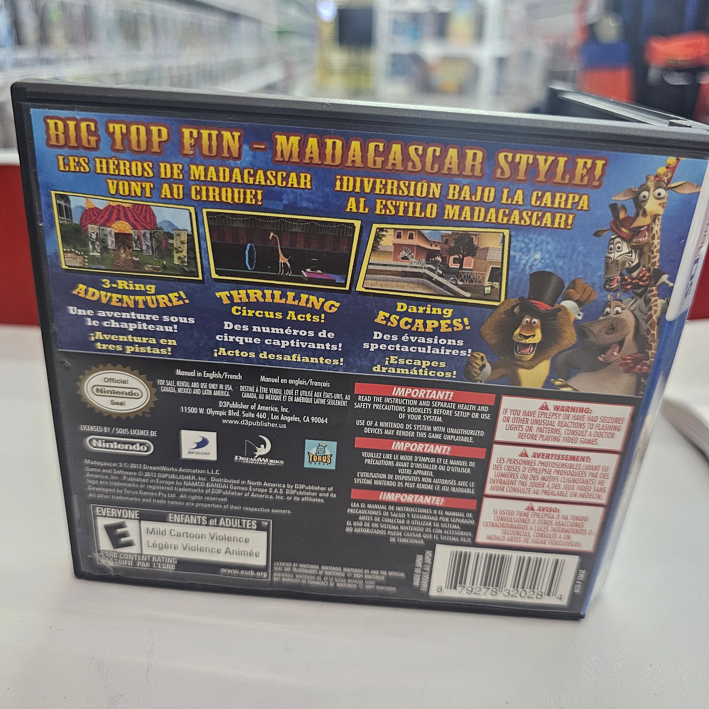 Madagascar 3 The Videogame Nintendo DS Usado