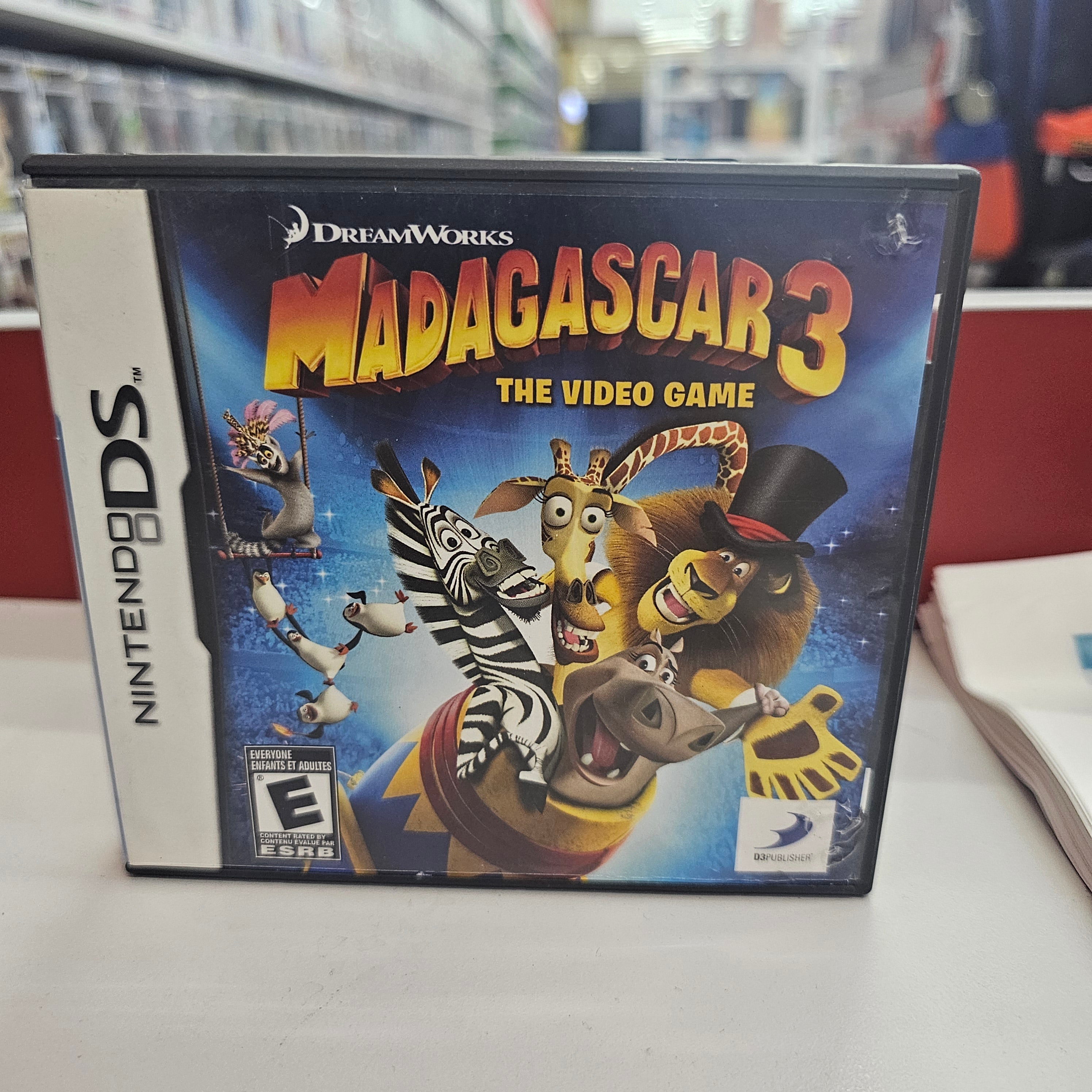 Madagascar 3 The Videogame Nintendo DS Usado