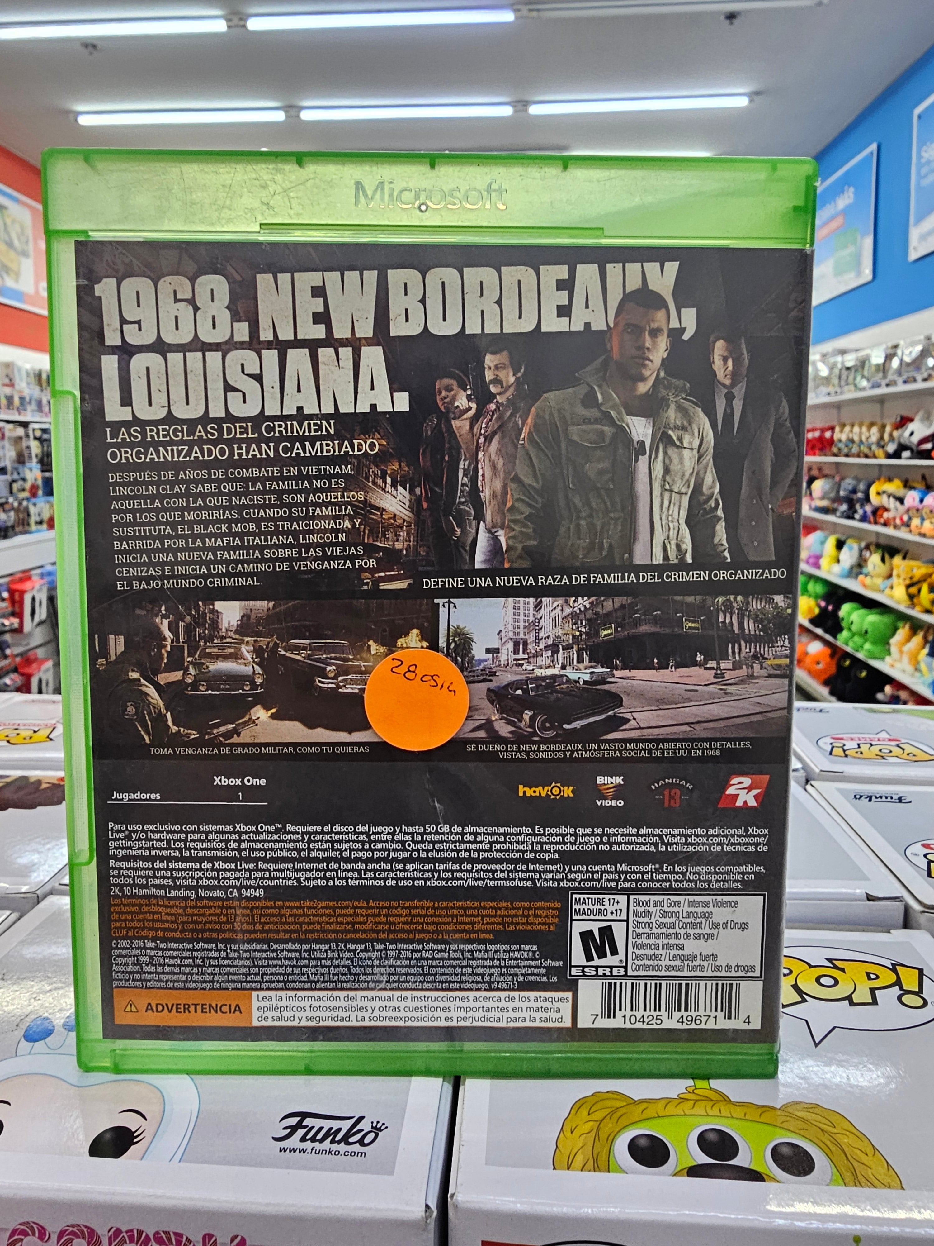 Mafia 3 Xbox One Usado