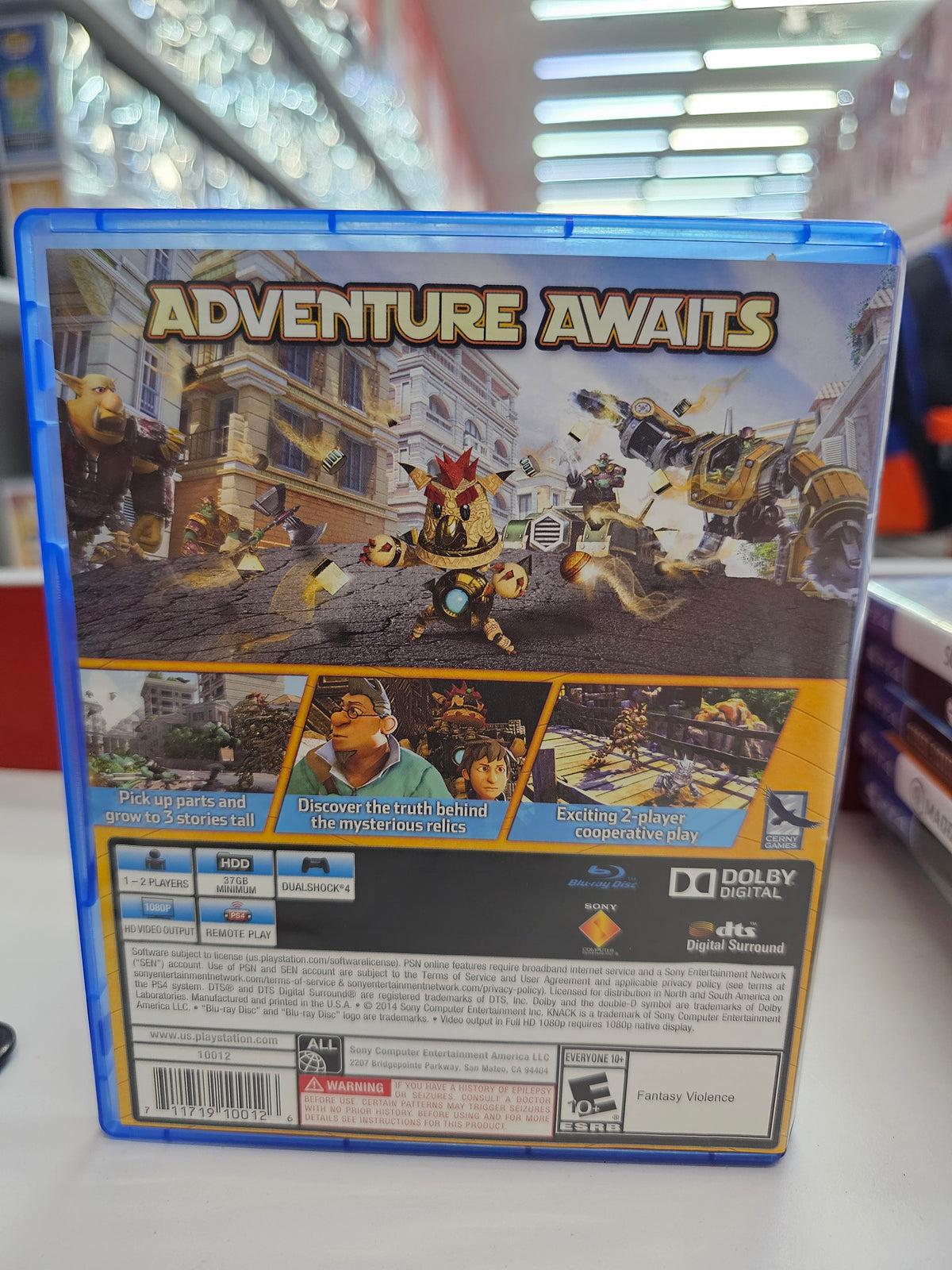 Knack Ps4 Usado