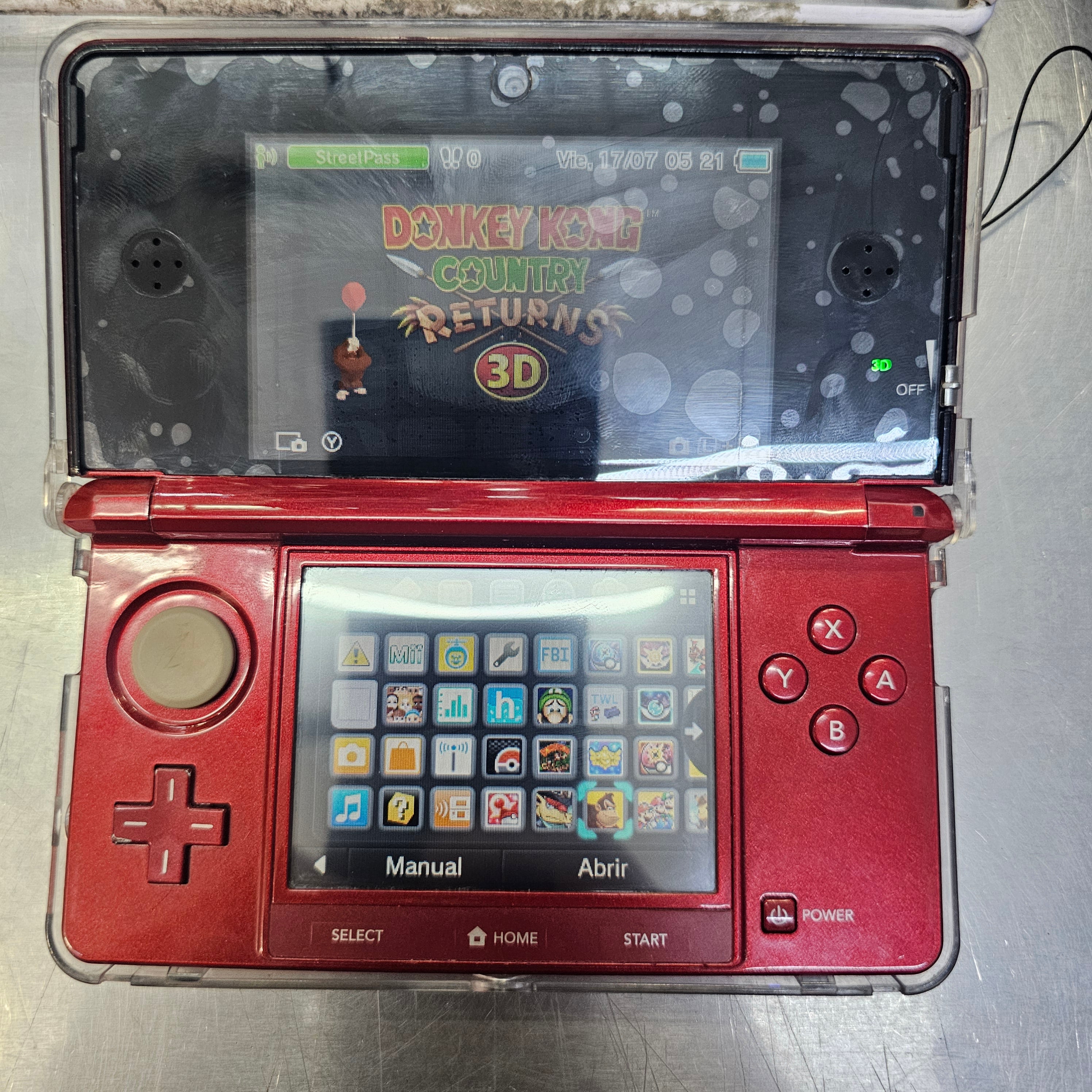 Consola 3DS Roja Usada