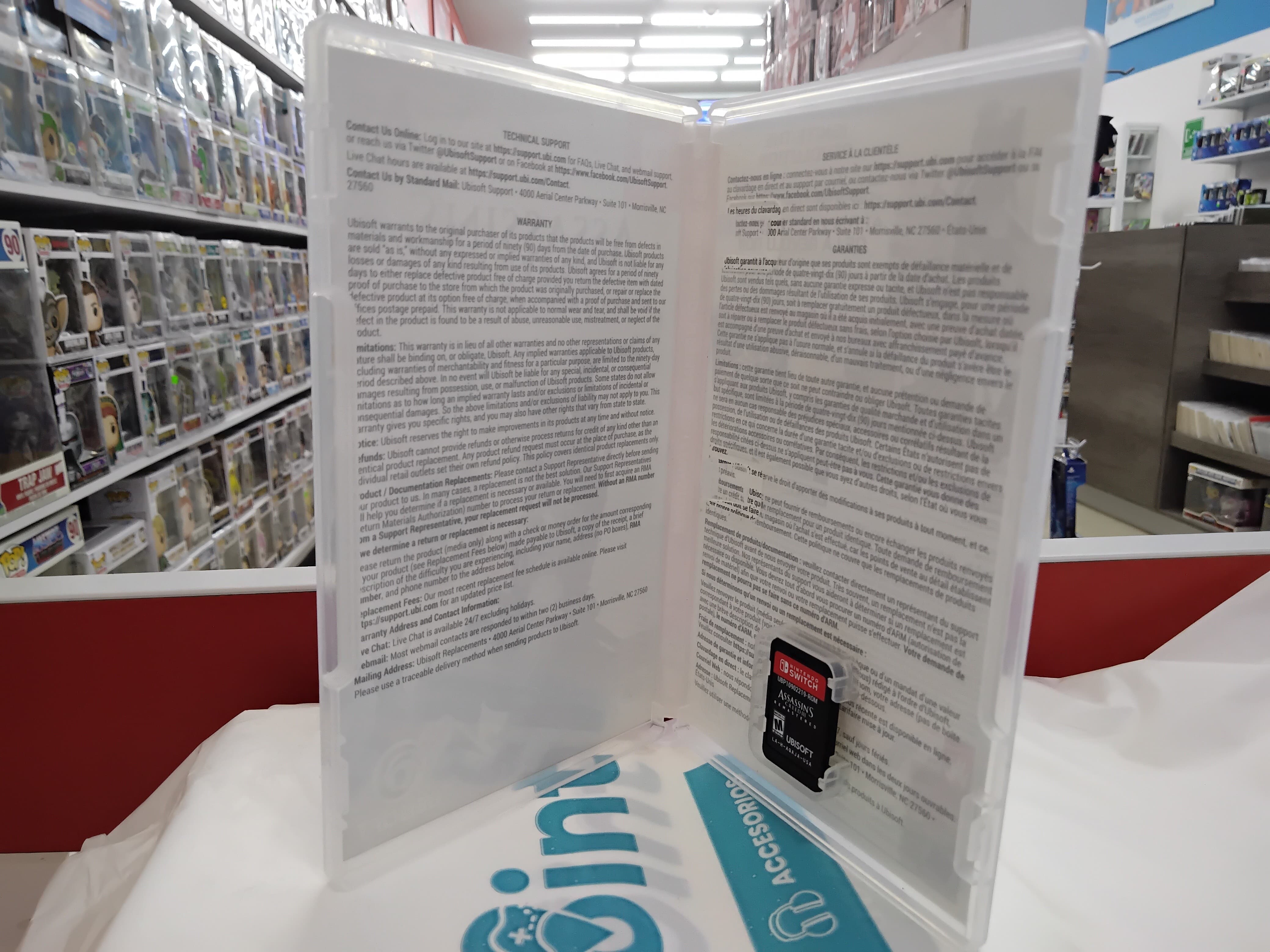 Assassins Creed III Remastered Nintendo Switch Usado