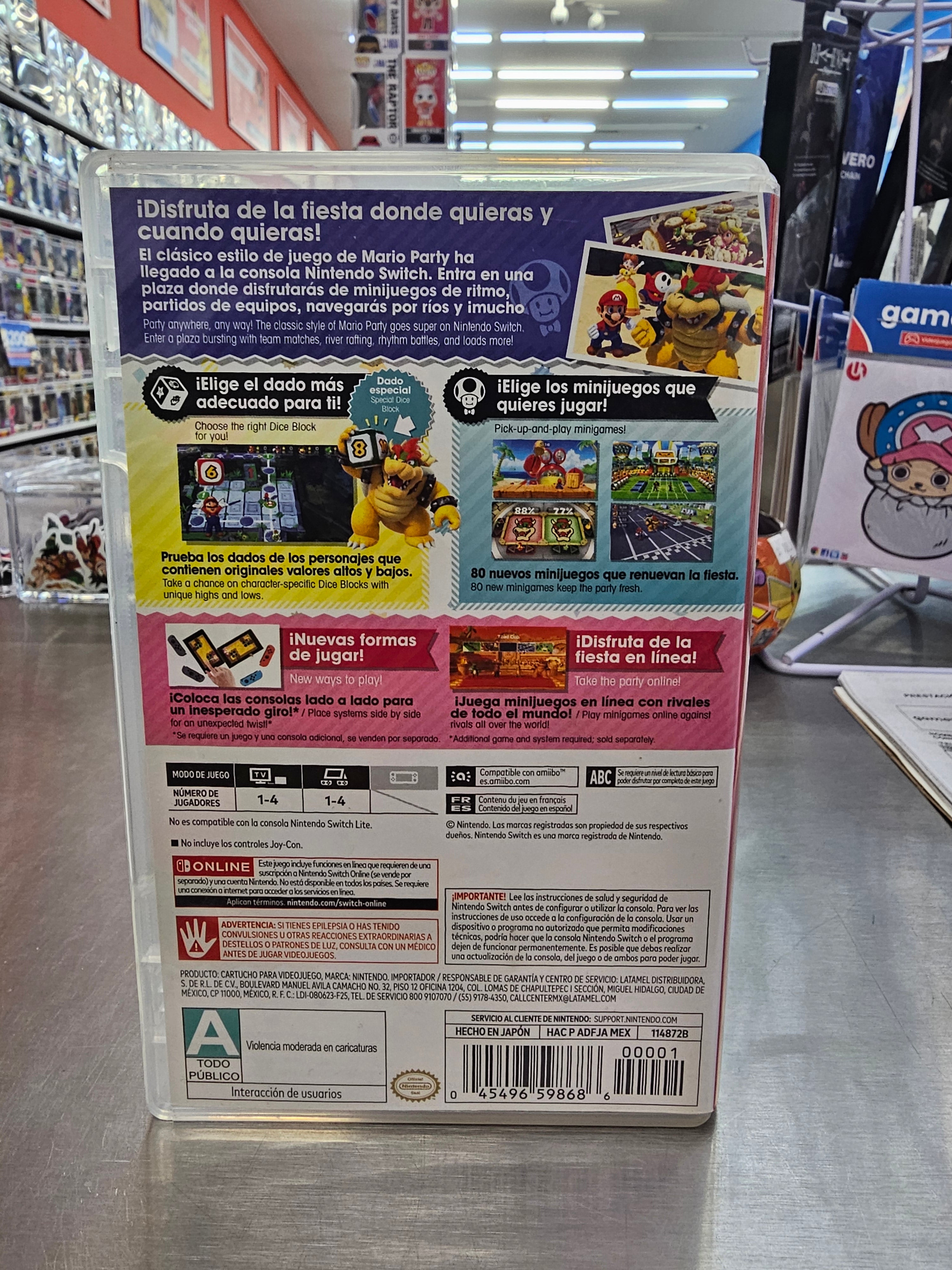 Super Mario Party Nintendo Switch Usado