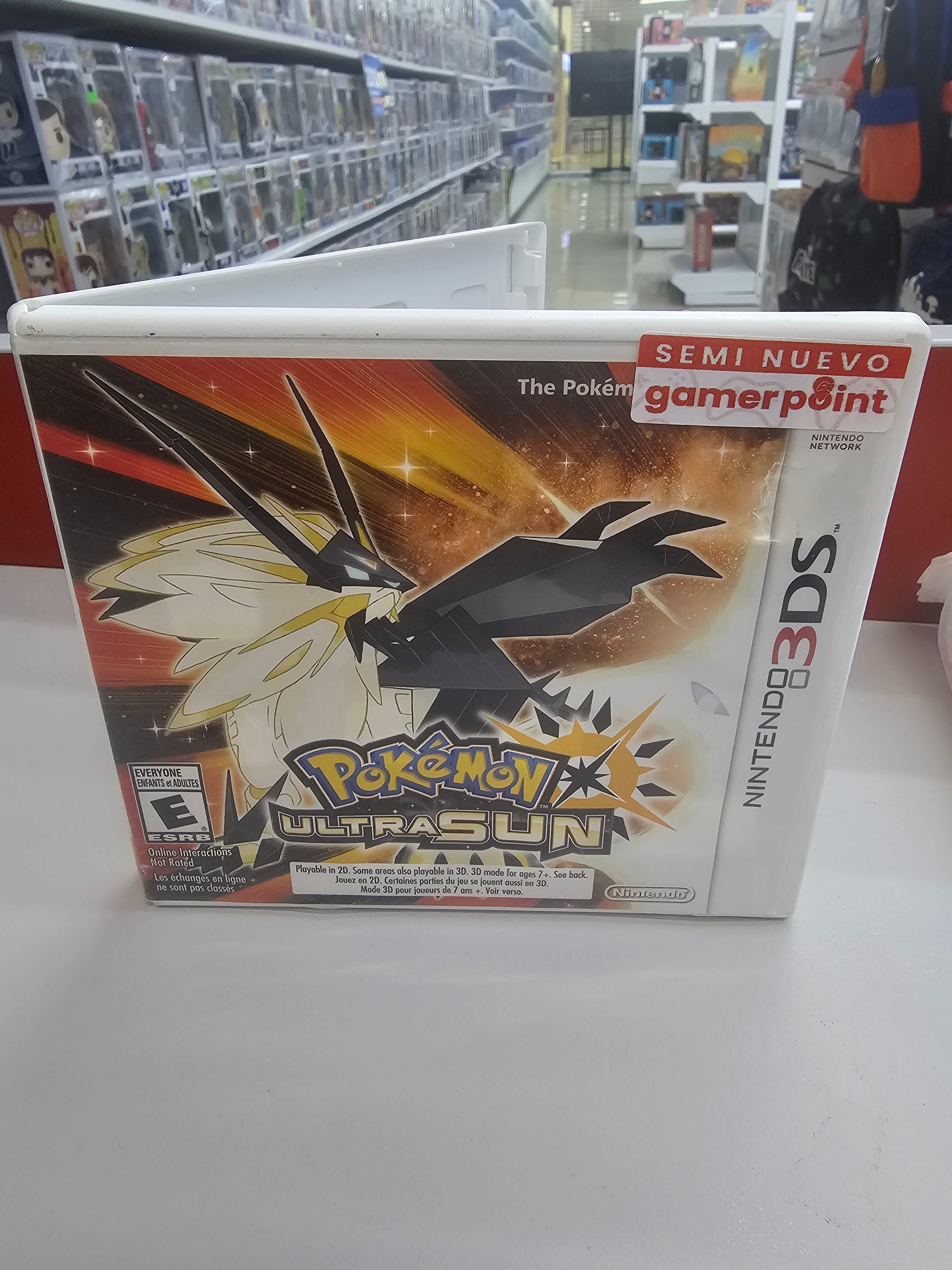 Pokemon Ultra Sun Nintendo 3Ds Usado