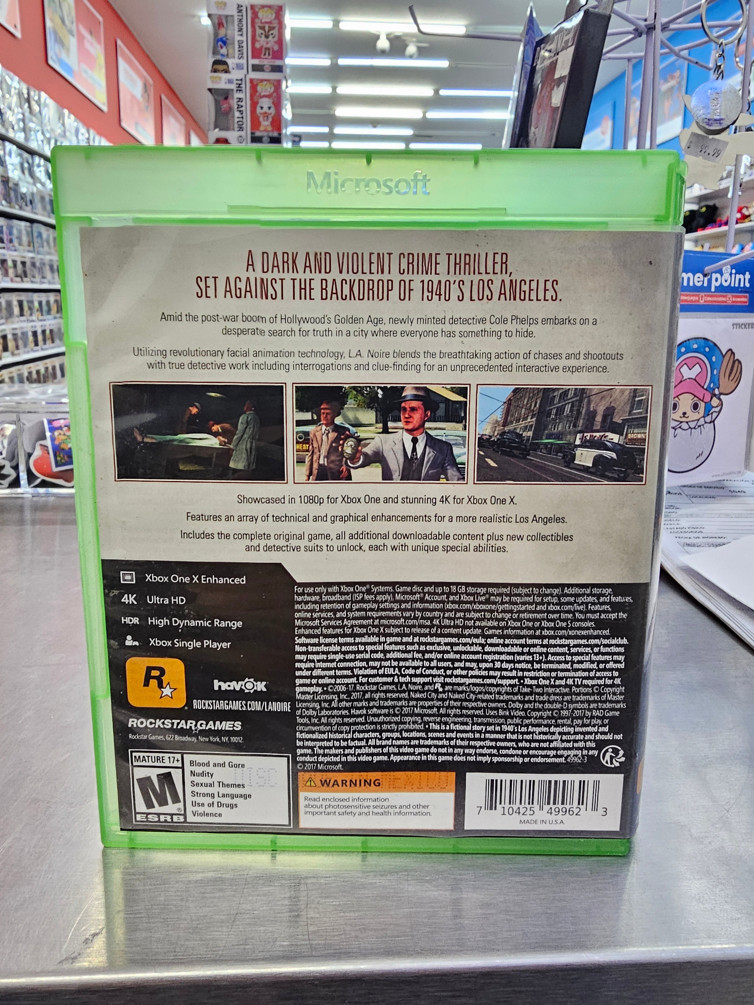 L.A. Noire Xbox one Usado