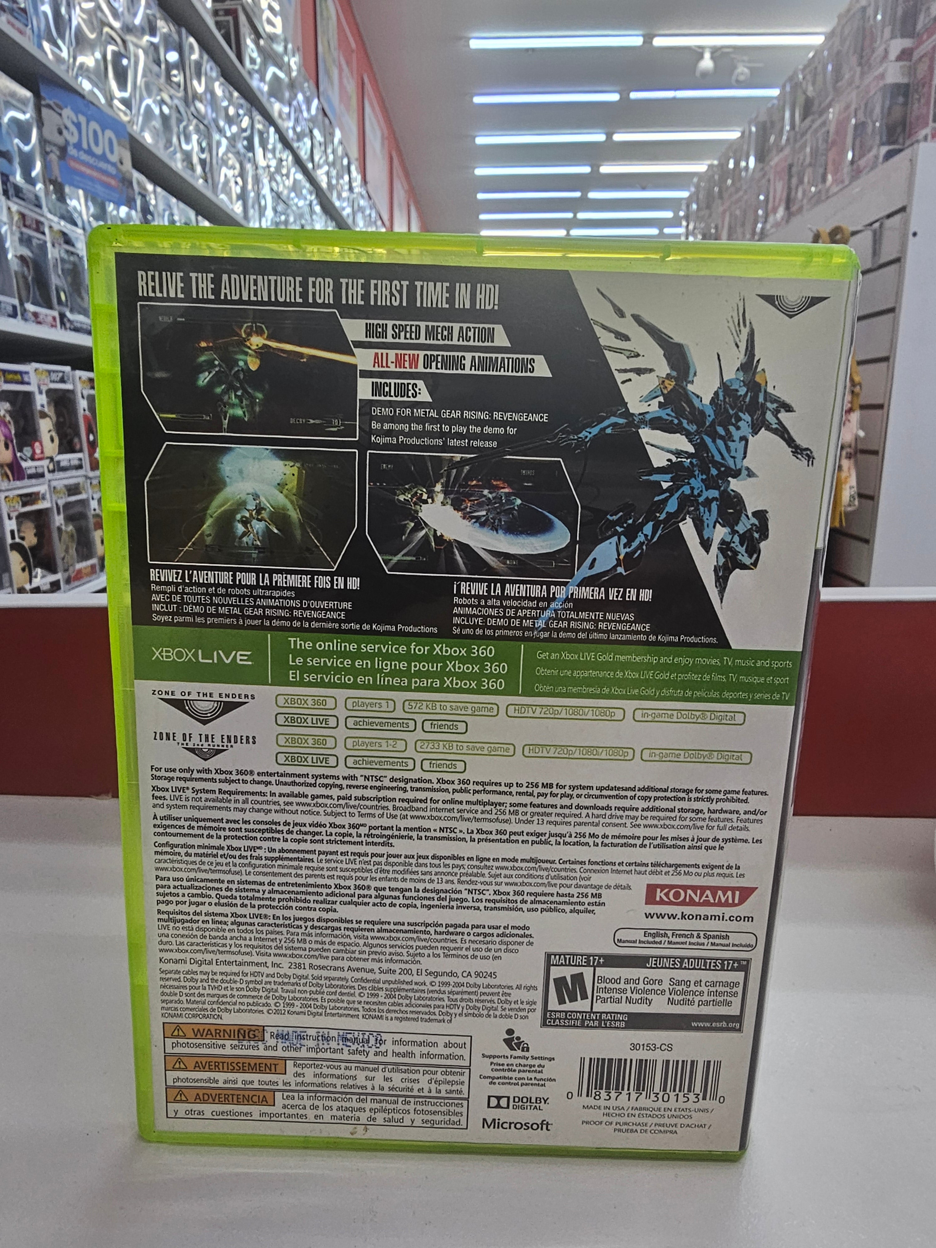 High Speed Robot Action Zone of The Enders HD Collection Xbox 360 Usado