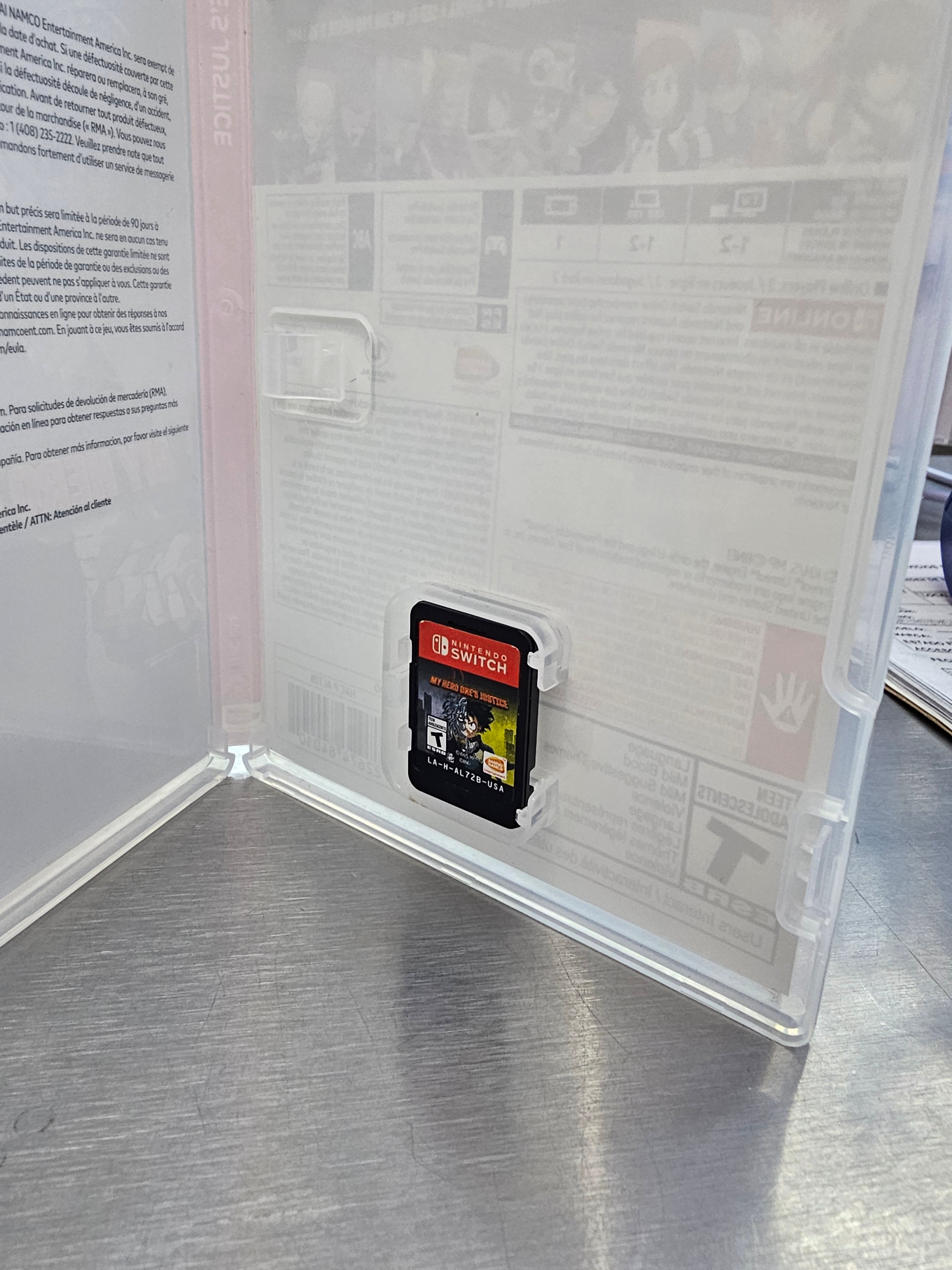 My Hero Ones Justice Nintendo Switch Usado