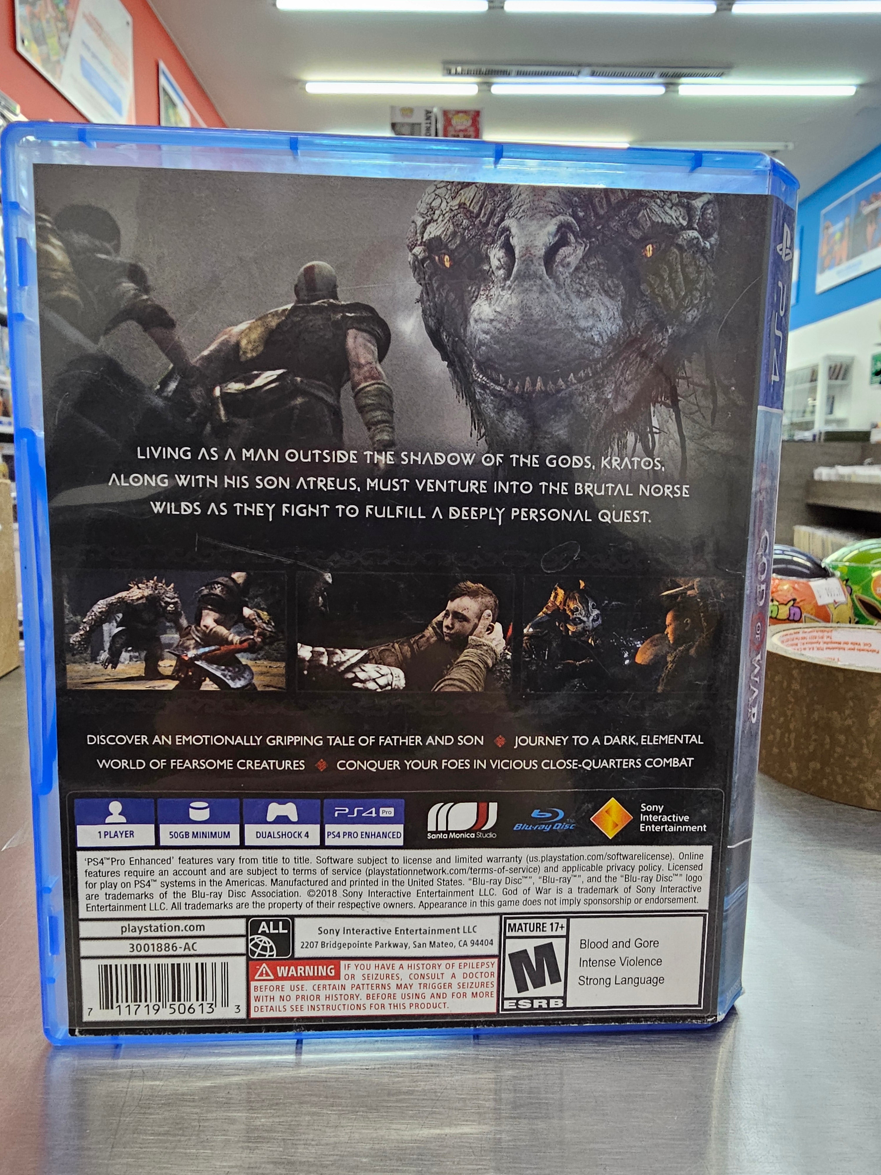 God Of War Ps4 Usado