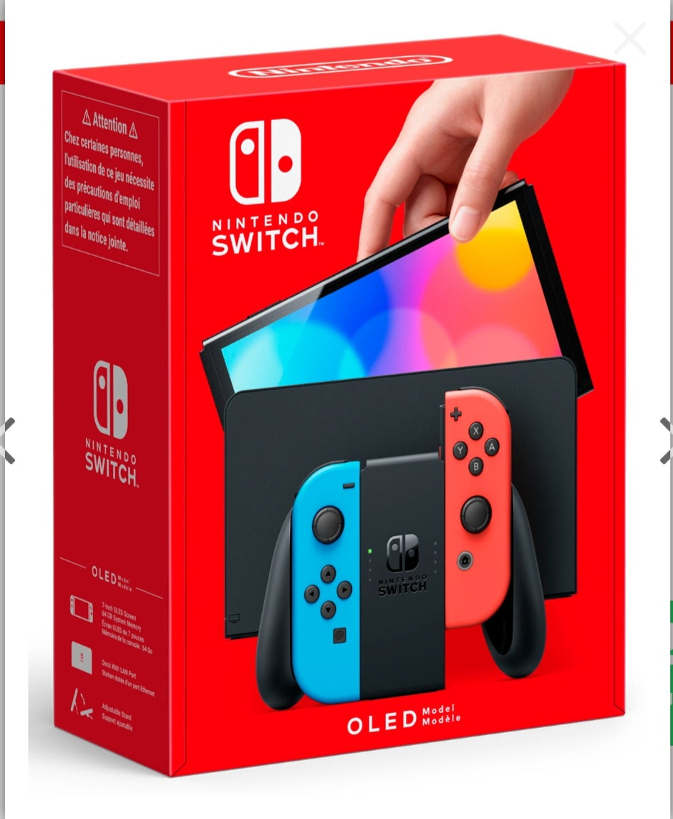 Consola Nintendo Switch Oled Neon Usada