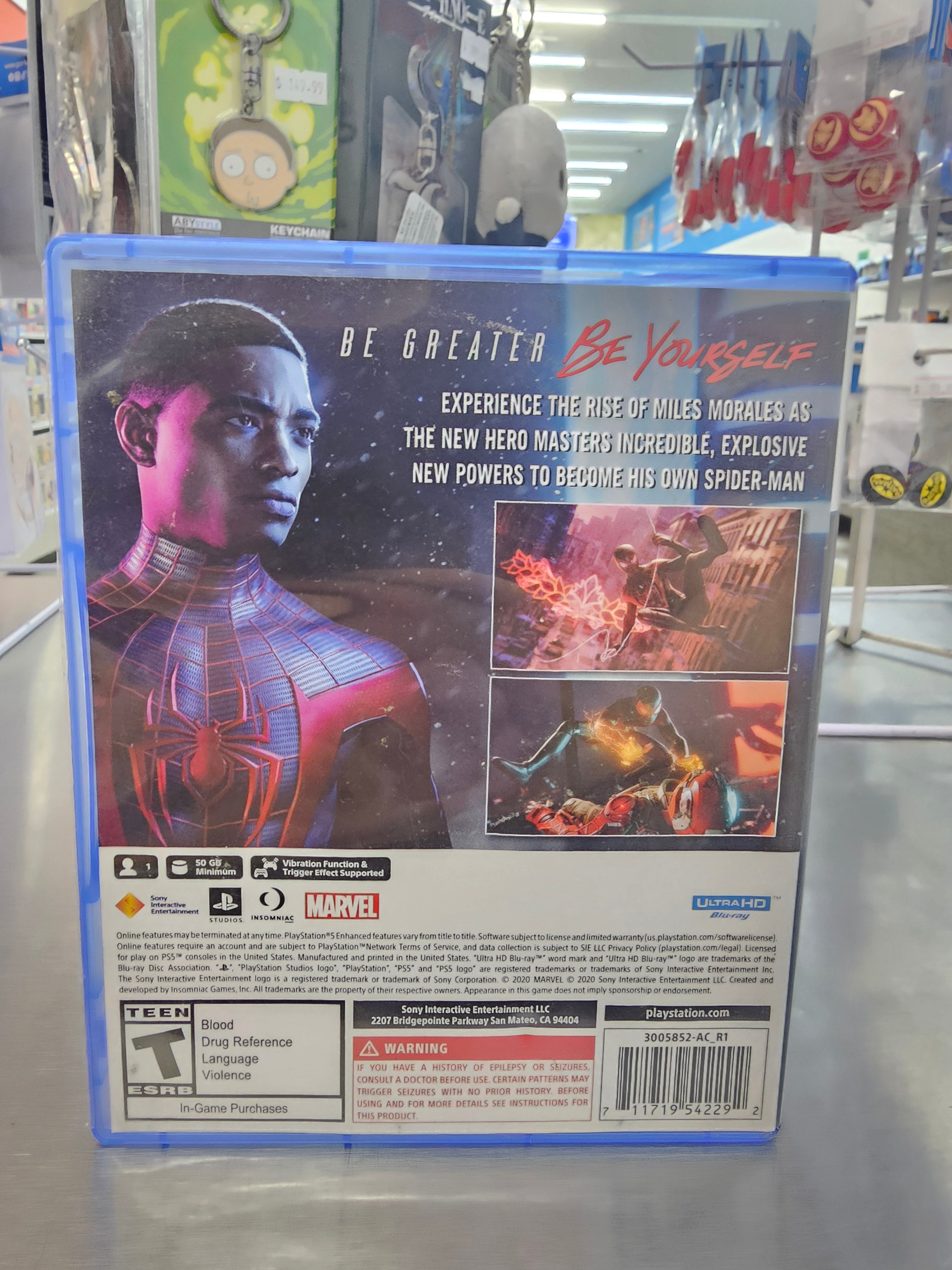 Marvel Spiderman Miles Morales Ps5 Usado