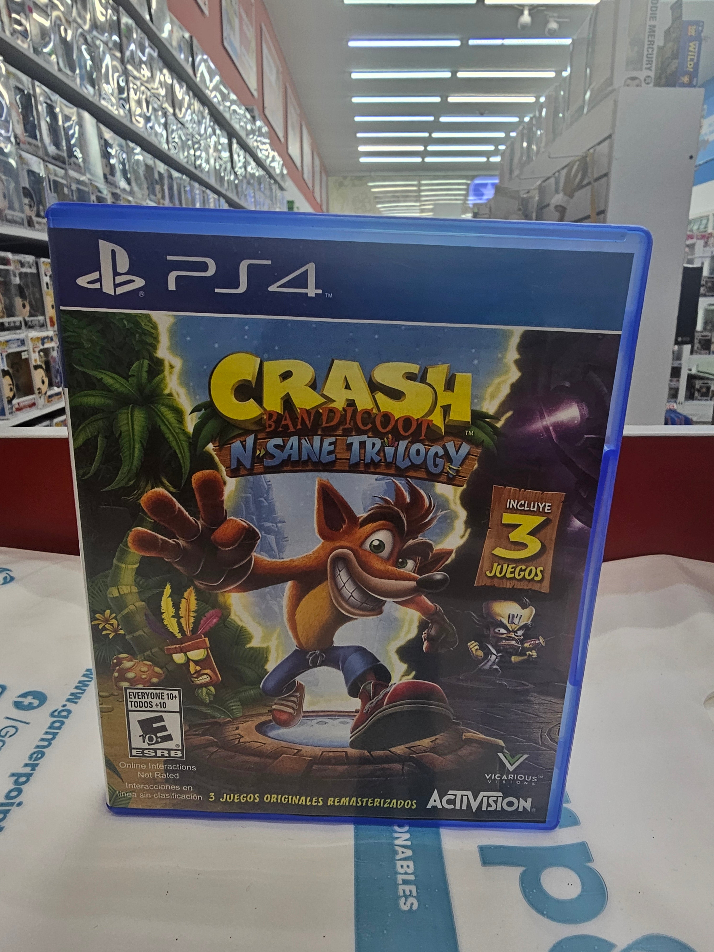 Crash Bandicoot N-sane Trilogy Ps4 Usado