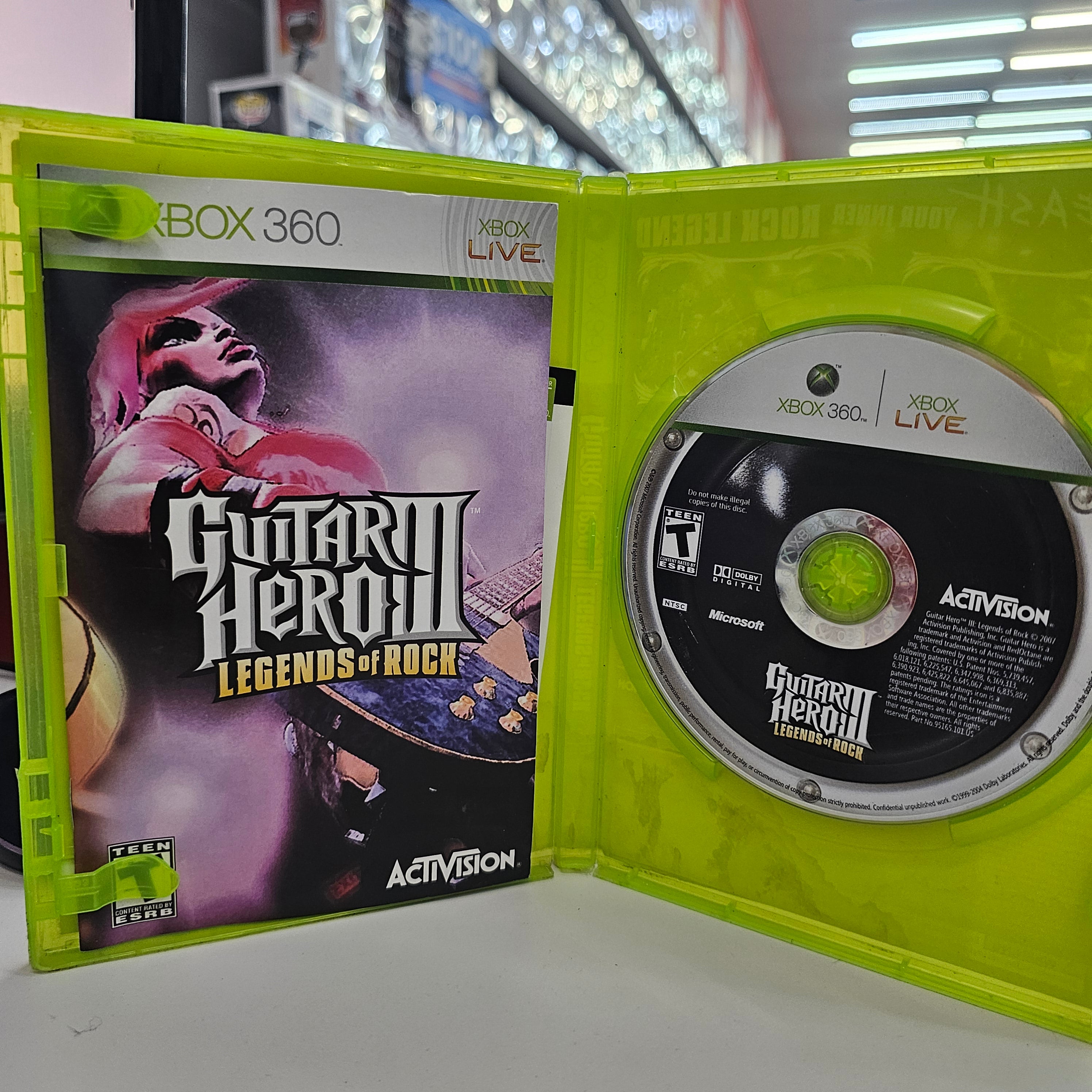 Guitar Hero 3 Xbox 360 Usado