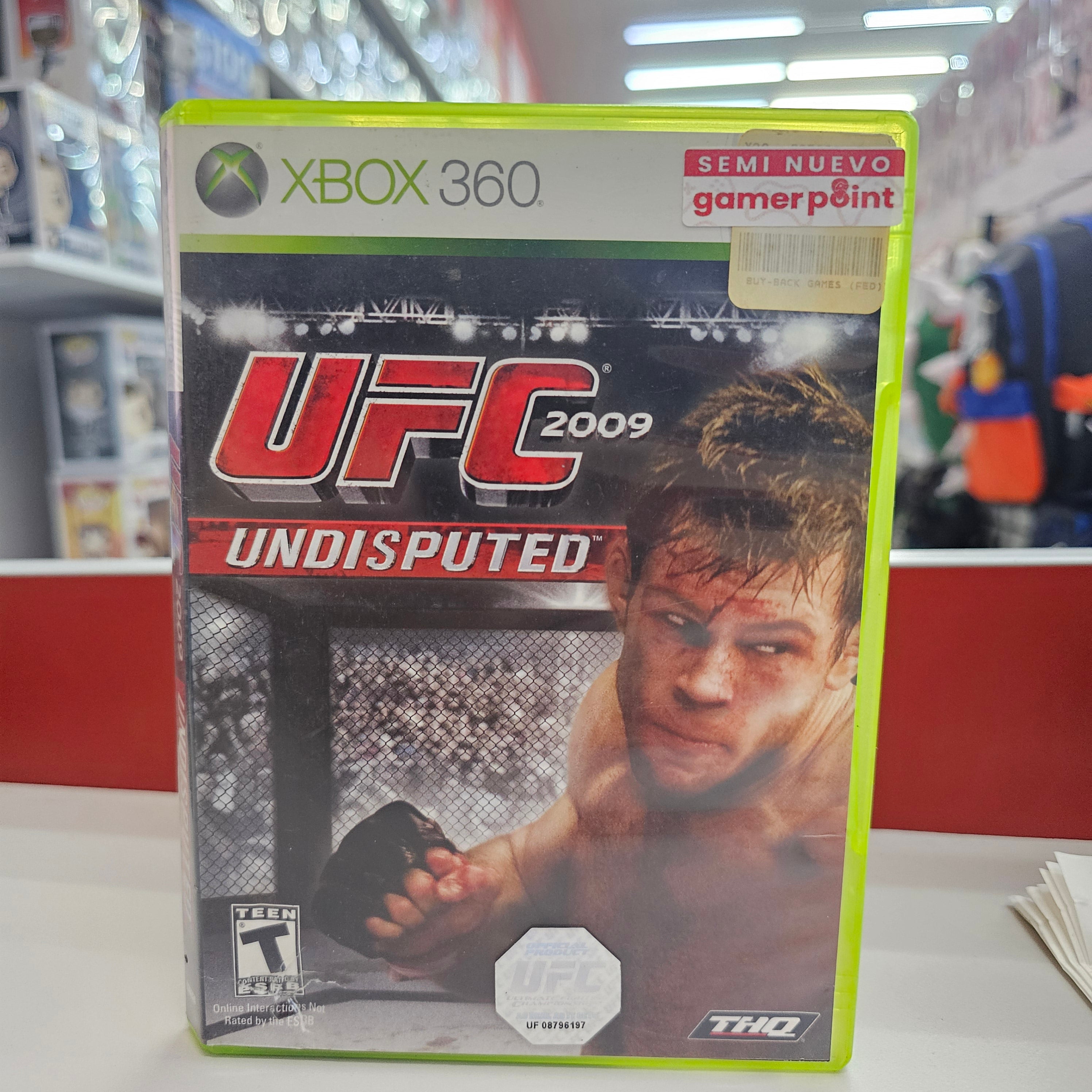 UFC Undisputed 2009 Xbox 360 Usado