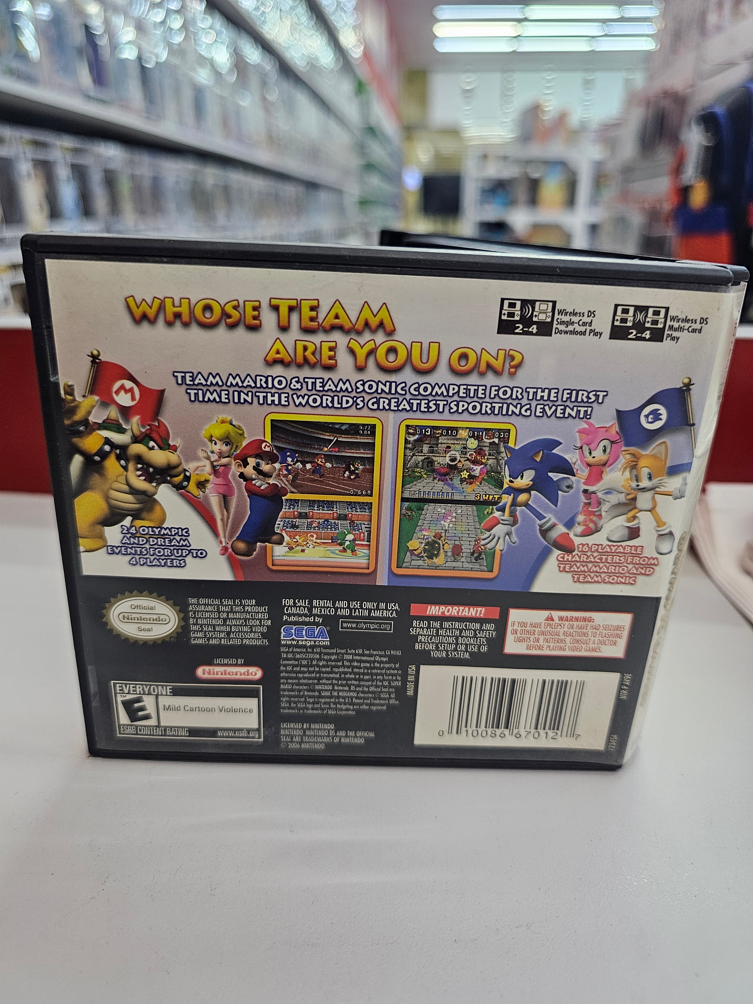 Mario & Sonic at the Olympic Games Beijing 2008 Nintendo DS Usado