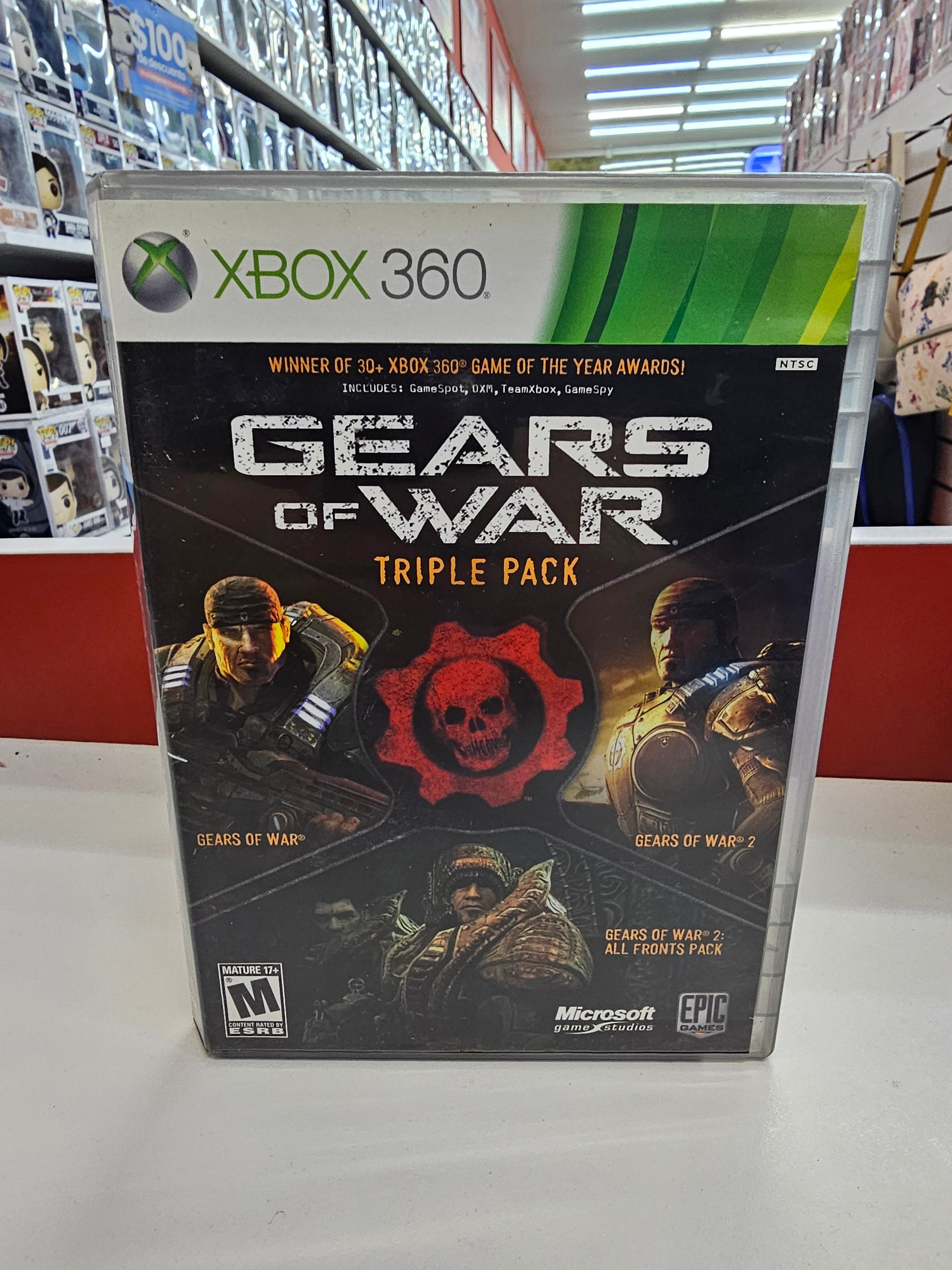 Gears Of War Pack Triple Xbox 360 Usado