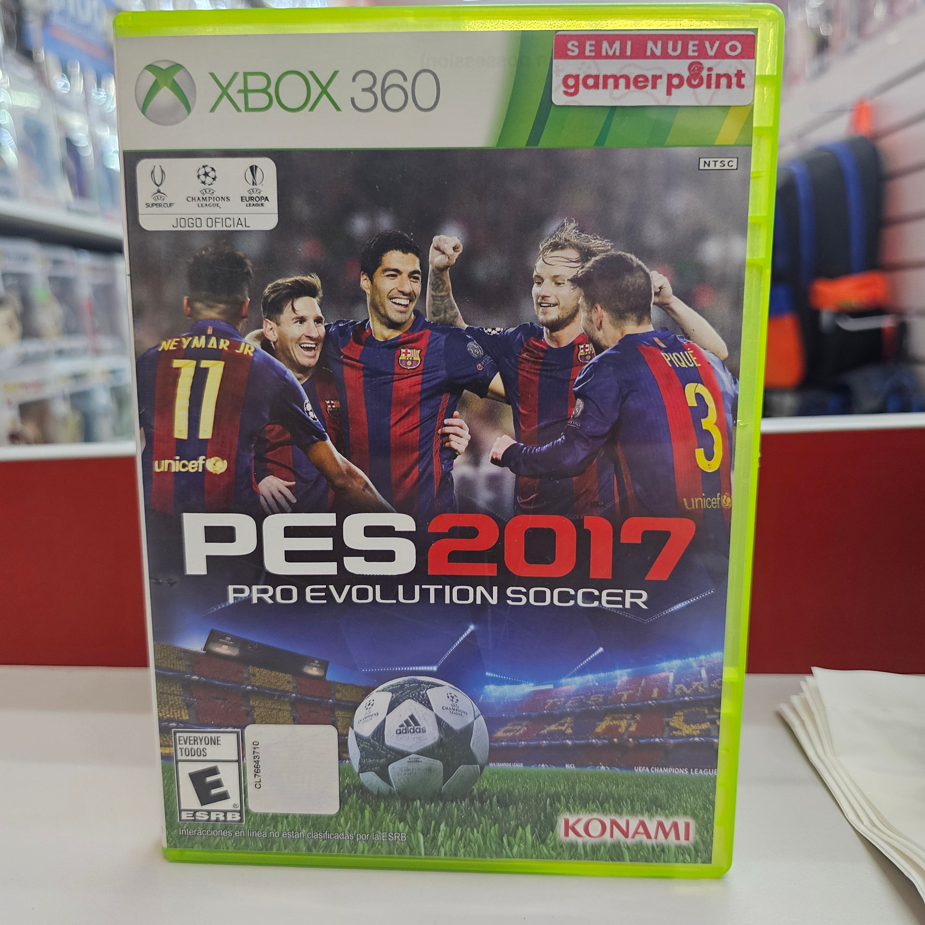 Pes 2017 Xbox 360 Usado