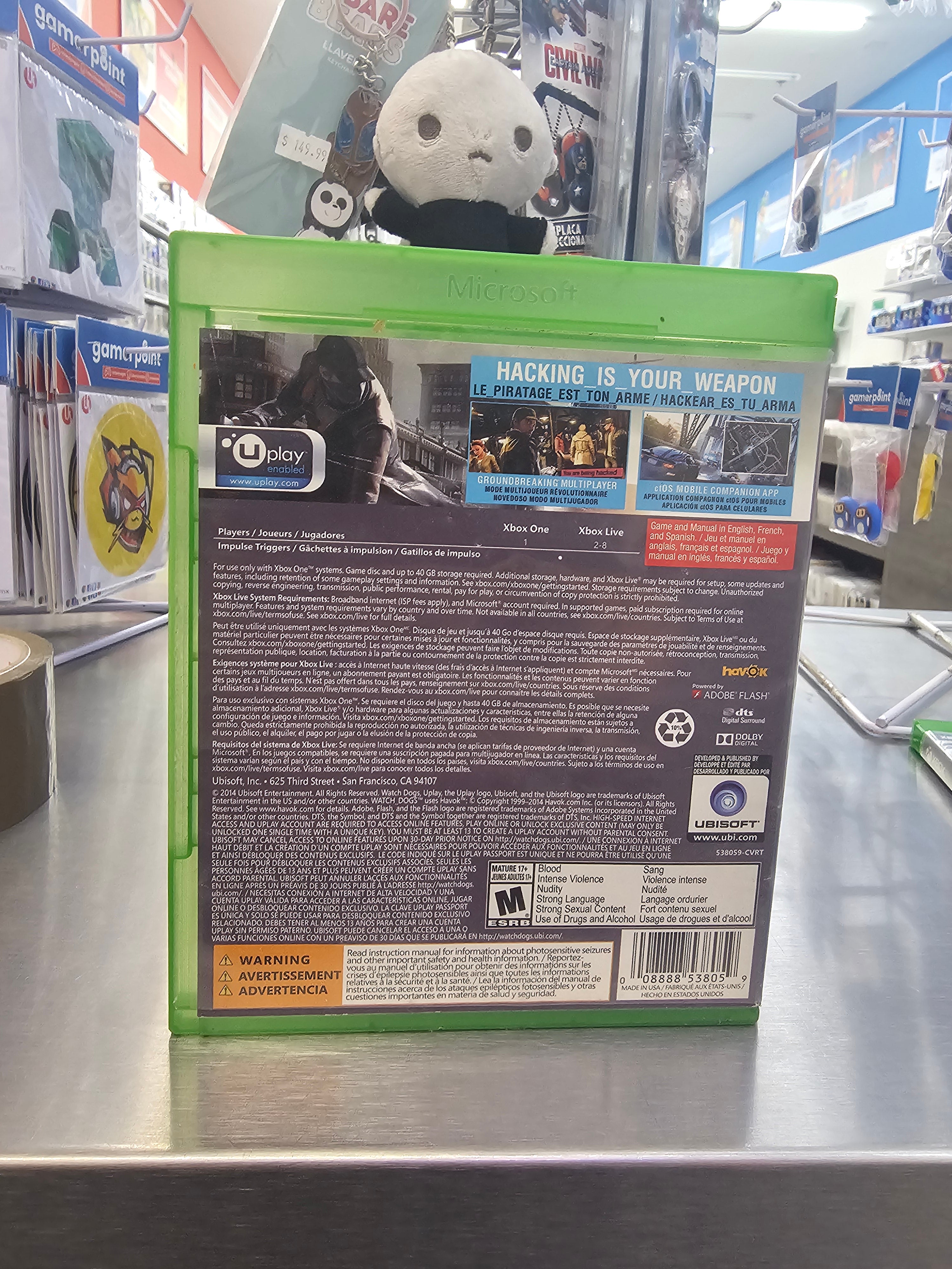 Watch Dogs Xbox One  Usado