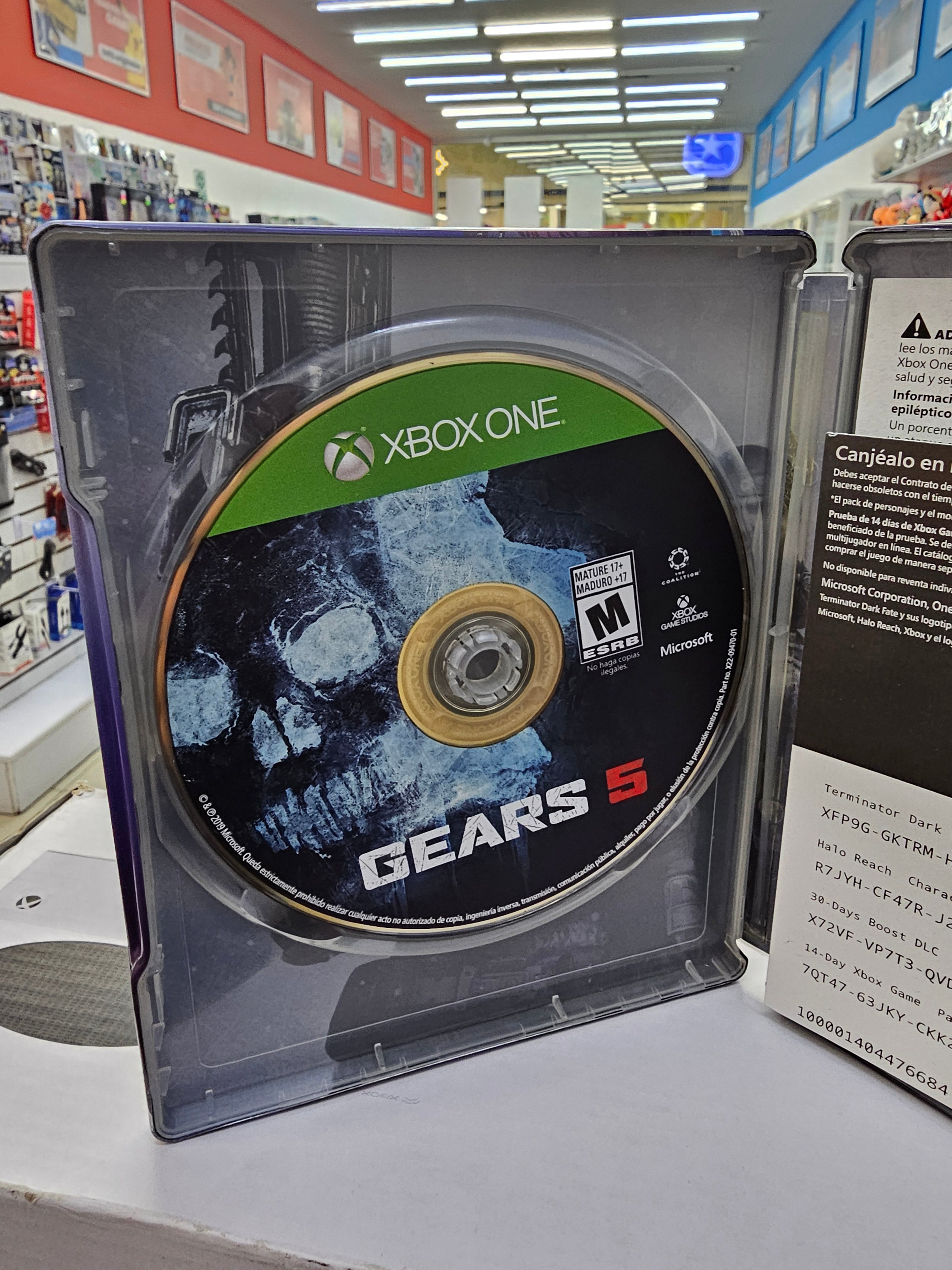 Gears 5 Steelbook Xbox one Usado