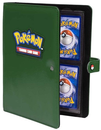 Ultra Pro -Premium Snap Binder - Green Leatherette For Pokémon