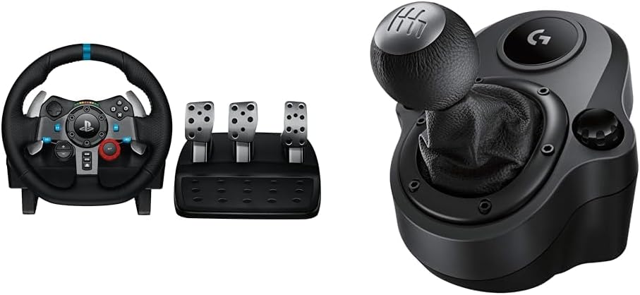 Volante G29 Driving Force Logitech Usado + Driving Force Shifter (Palanca de cambios)