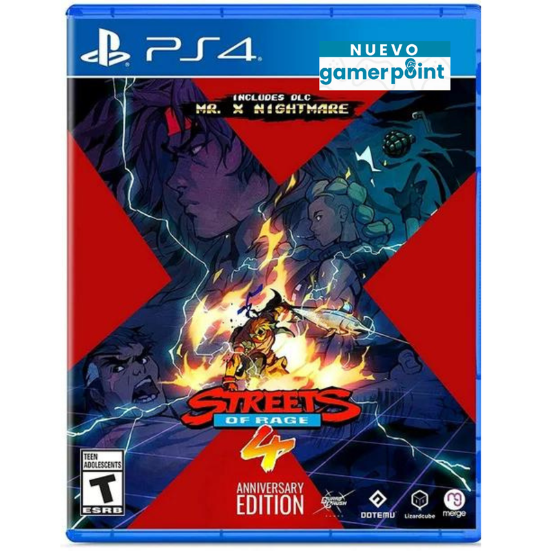 Streets Of Rage 4 Anniversary Edition Ps4