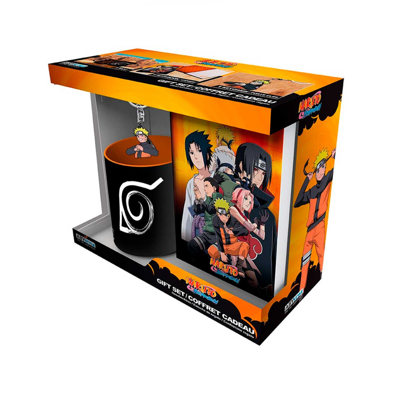 Abystyle Naruto Shippuden - Taza + Llavero PVC + Libreta "Naruto"