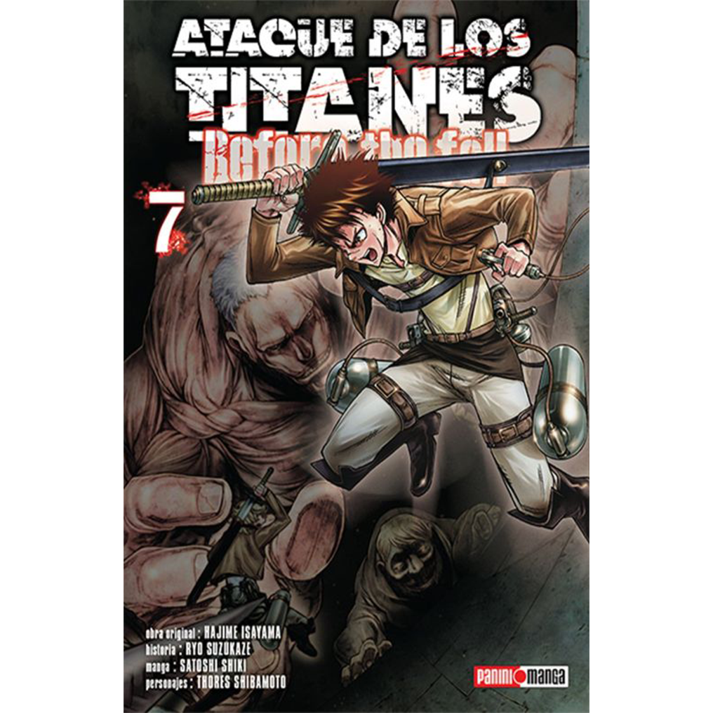 Manga Ataque De Los Titanes Before The Fall N. 7