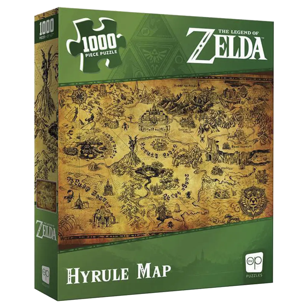 PUZZLE: The Legend of Zelda - Hyrule Map - 1000 pz