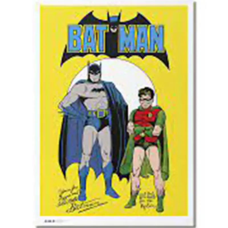 Poster Exclusivo (Piezas Limitadas) Batman: Firmas Batman Y Robin