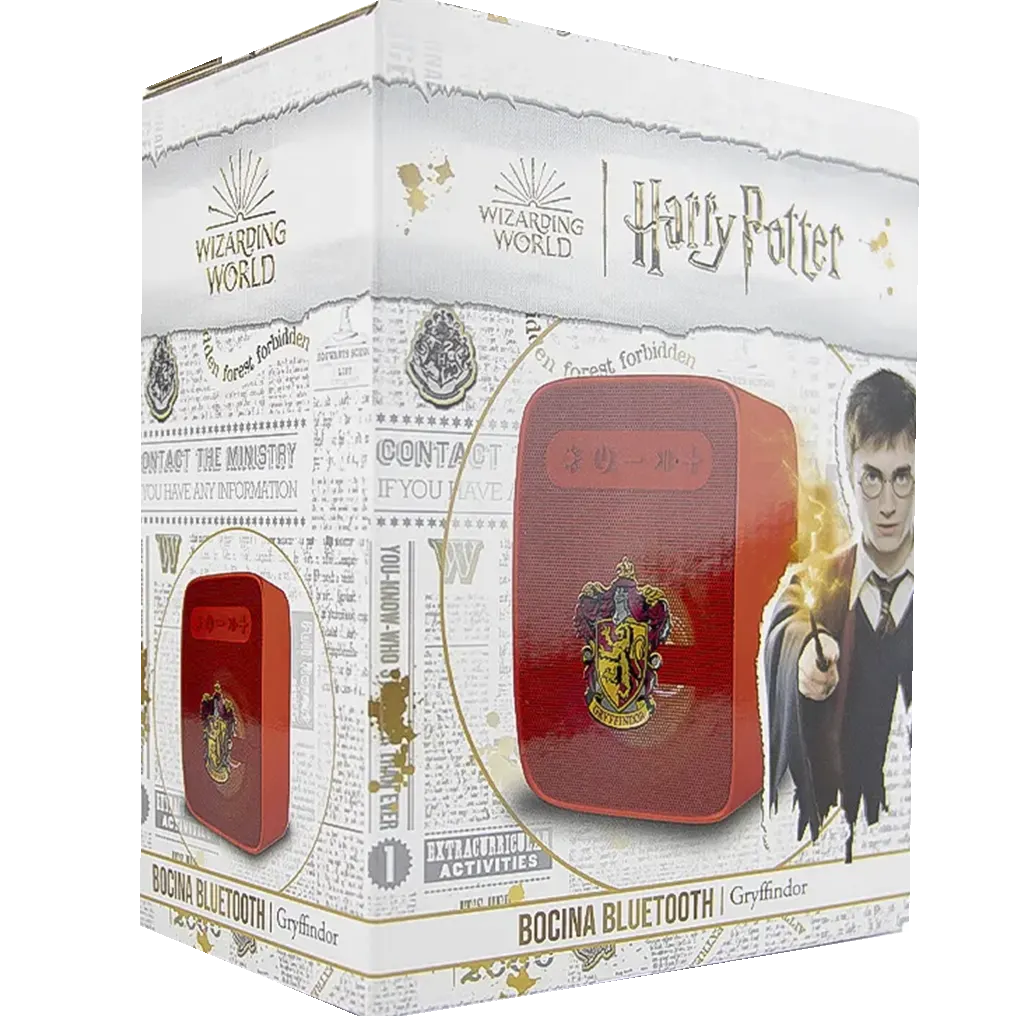Geek Industry Bocina Bluetooth, Harry Potter Gryffindor, Special Edition