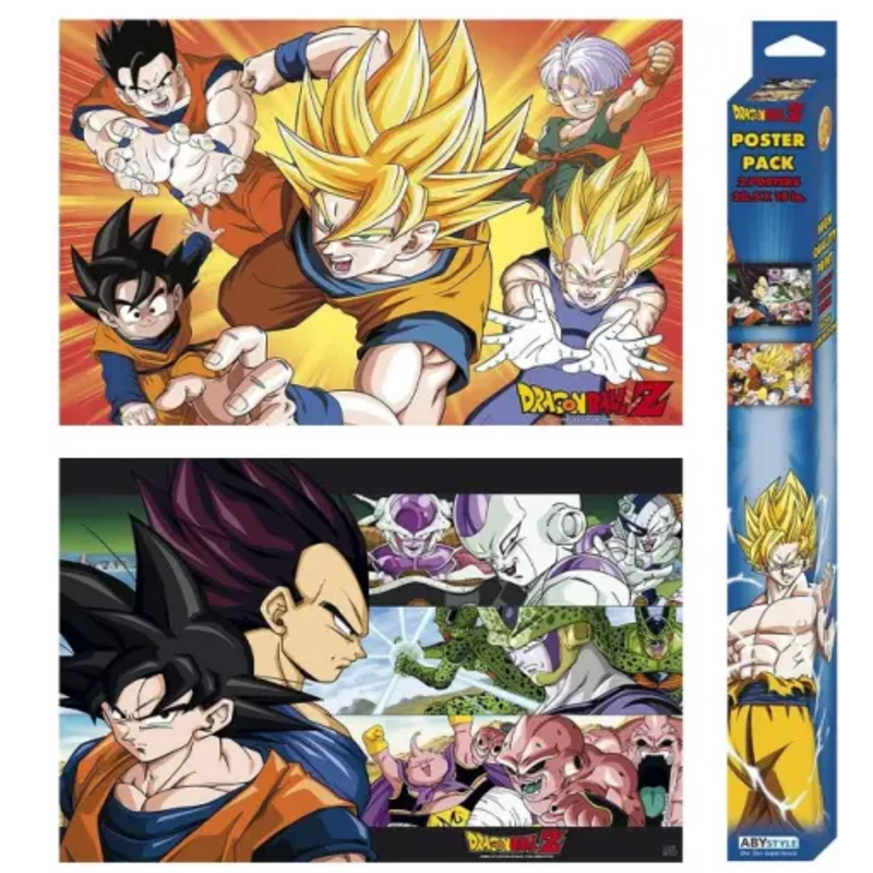 Abystyle Dragon Ball Z - Set de Posters "Heroes"