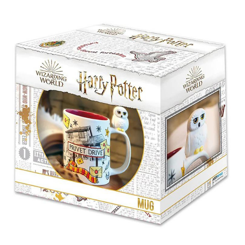Abystyle Harry Potter - Mug 3D Handle - Hedwige & Privet Drive 2X