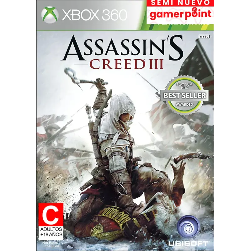 Assassins Creed 3 Xbox 360  Usado