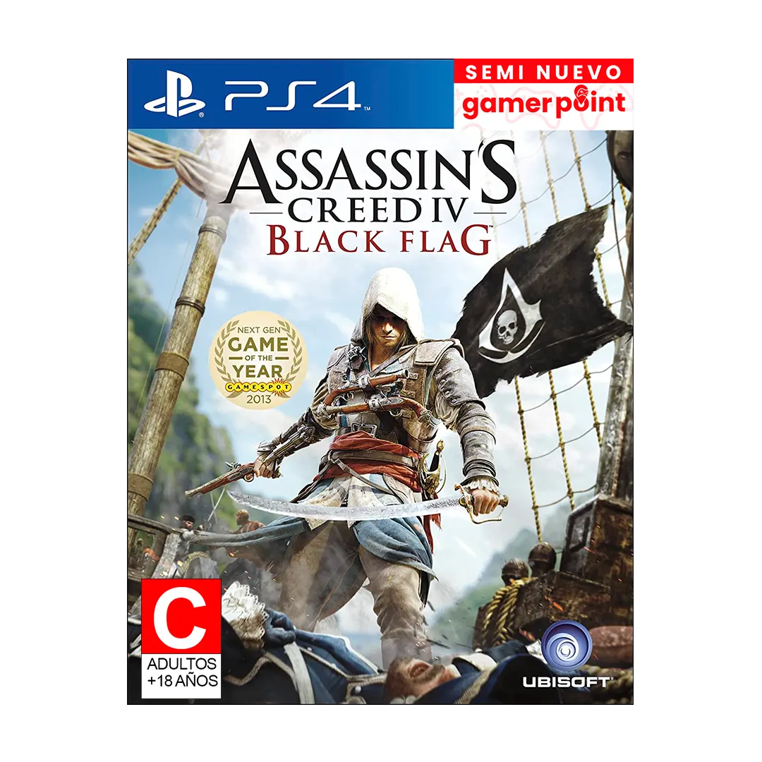 Assassins Creed IV Black Flag Ps4 Usado