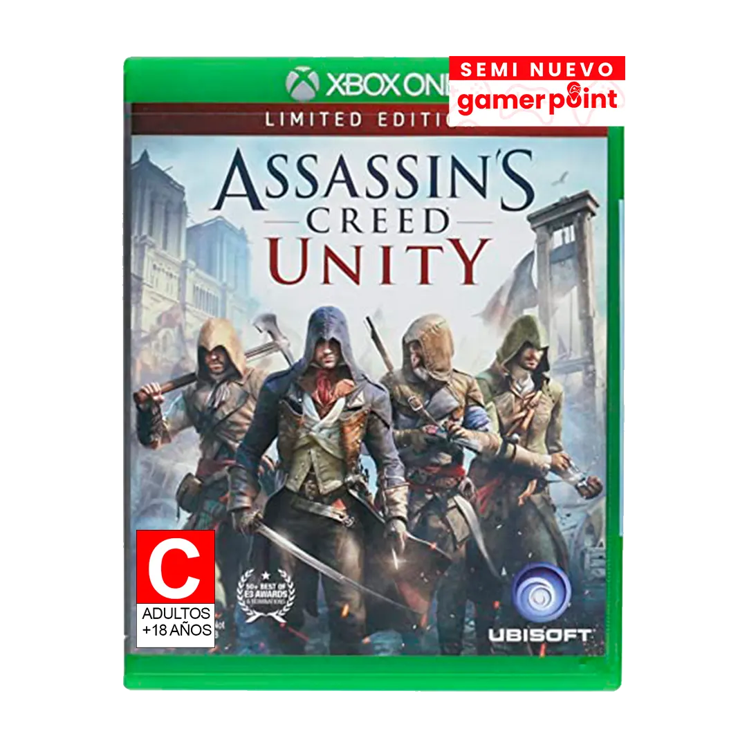 Assassins Creed Unity Xbox One  Usado