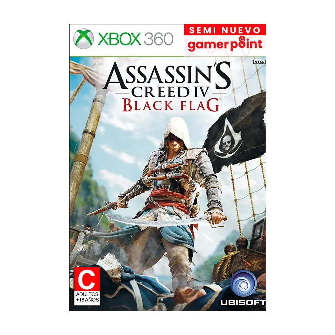 Assassins Creed IV Black Flag Xbox 360  Usado