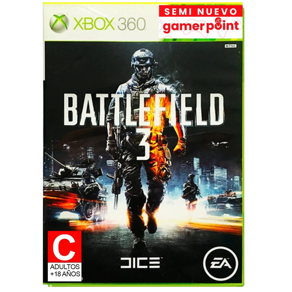 Battlefield 3 Xbox 360  Usado