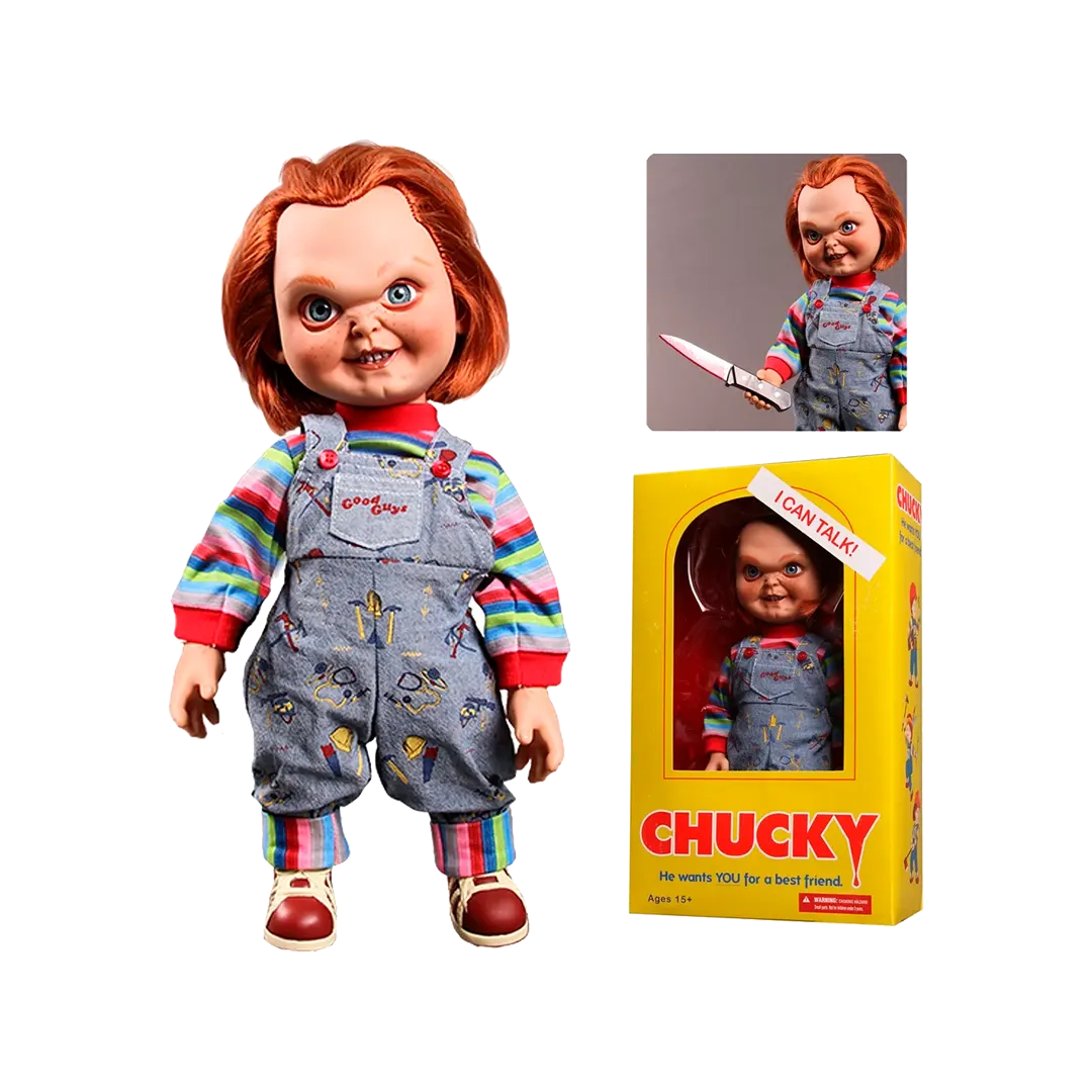 Child'S Play 15" Mega Scale Sneering Chucky Talking Doll