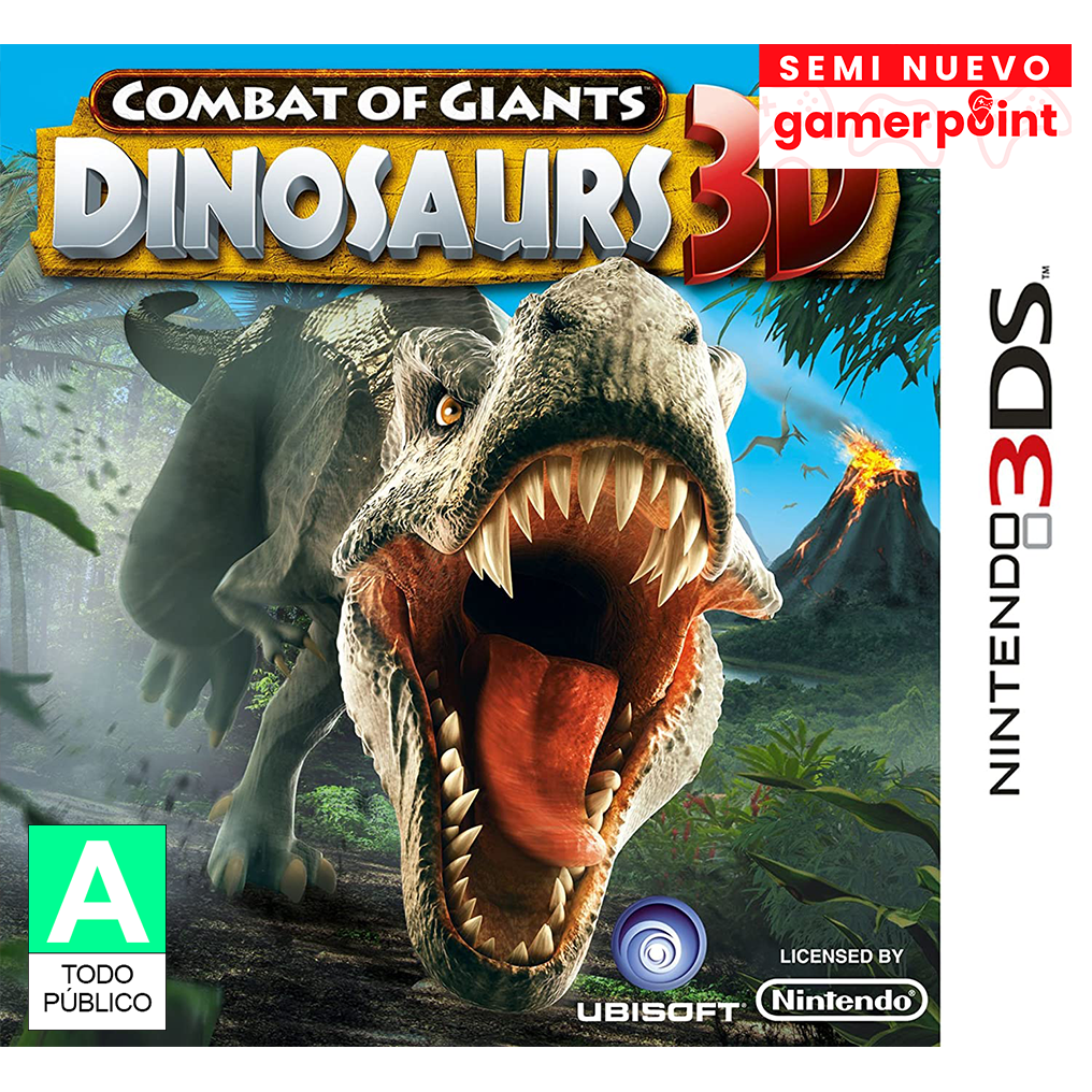Combat Of Giant Dinosaur 3D 3DS Usado