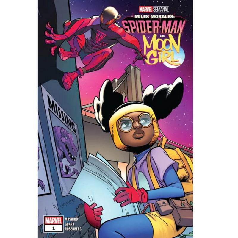 Comic Miles Morales Spider-man And Moon Girl