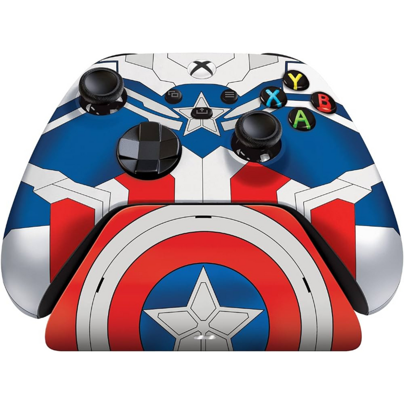 Control Inálambrico Razer Captain America Charging Stand Bundle Xbox One