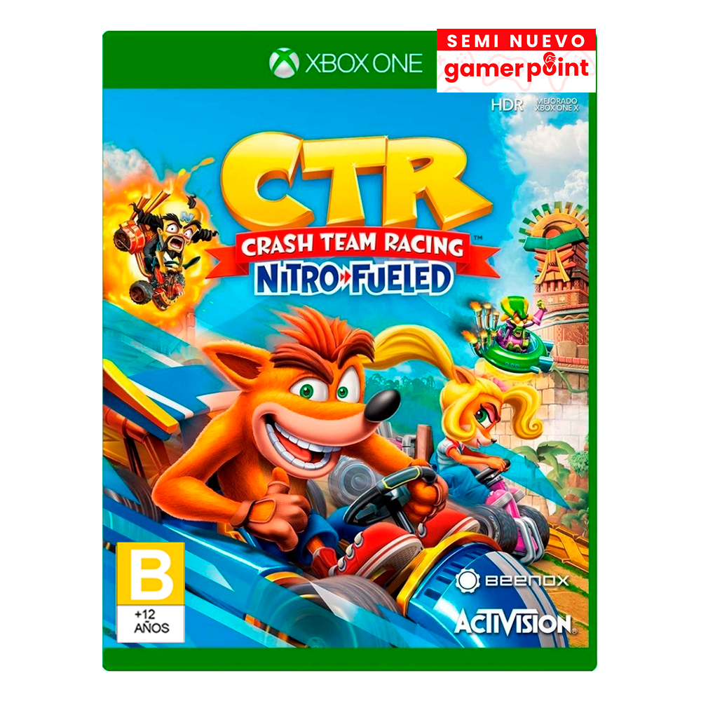 Crash Team Racing Nitro Fueled Xbox One  Usado