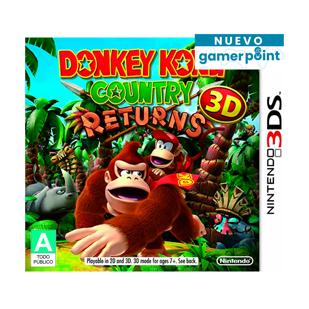 Donkey Kong Country Returns 3Ds