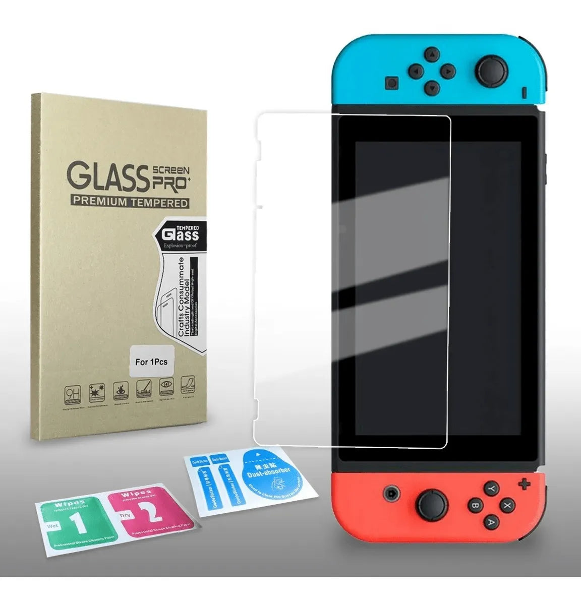 Mica Cristal Templado Para Nintendo Switch (X2)