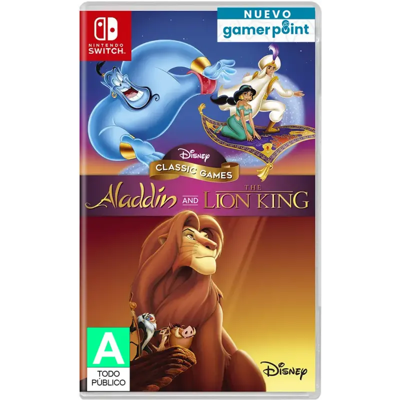 Disney Classic Games Collection ( Jungle Book-Aladdin - Lion King  ) Nintendo Switch