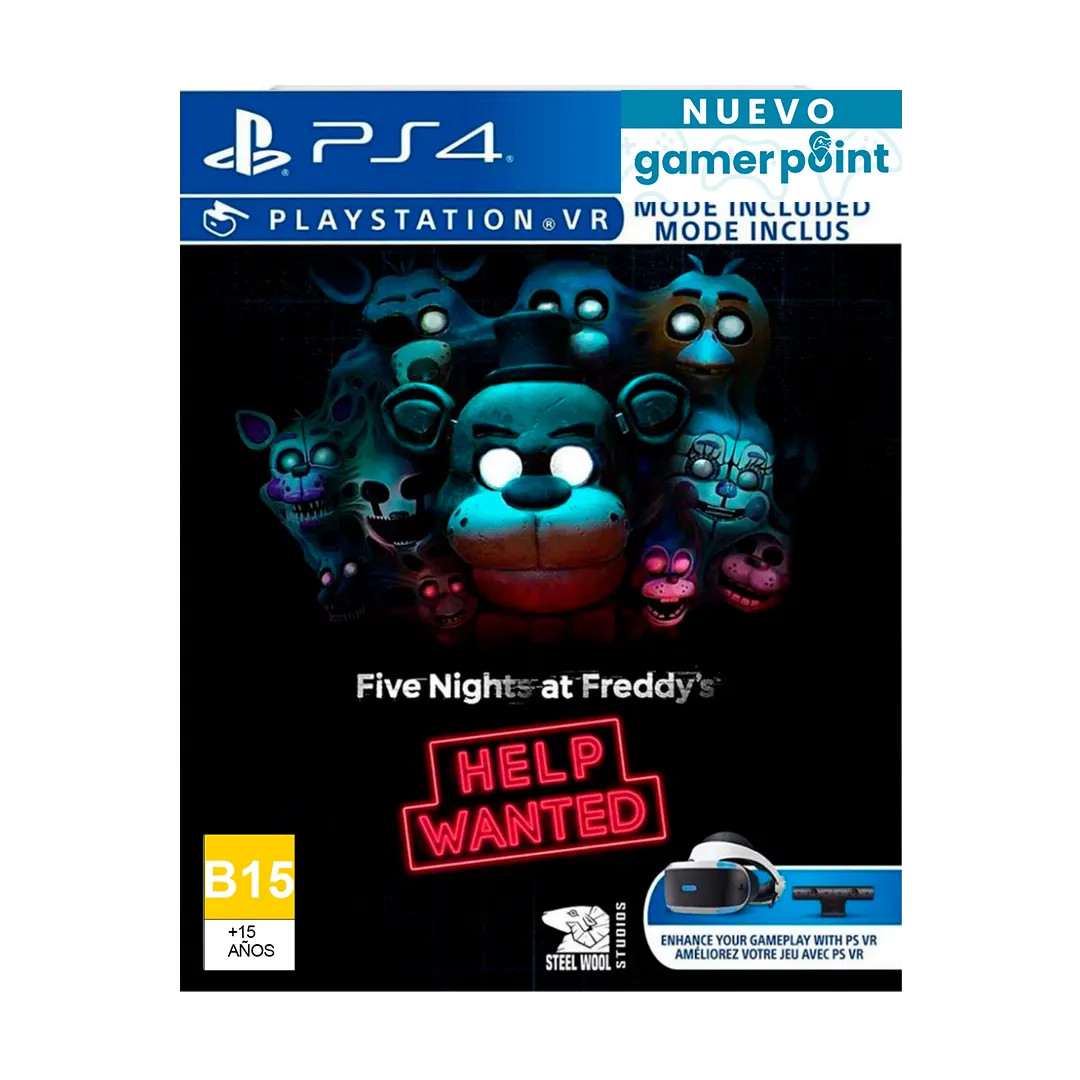 Five Nights At Freddys Help Wanted VR Mode Included Ps4